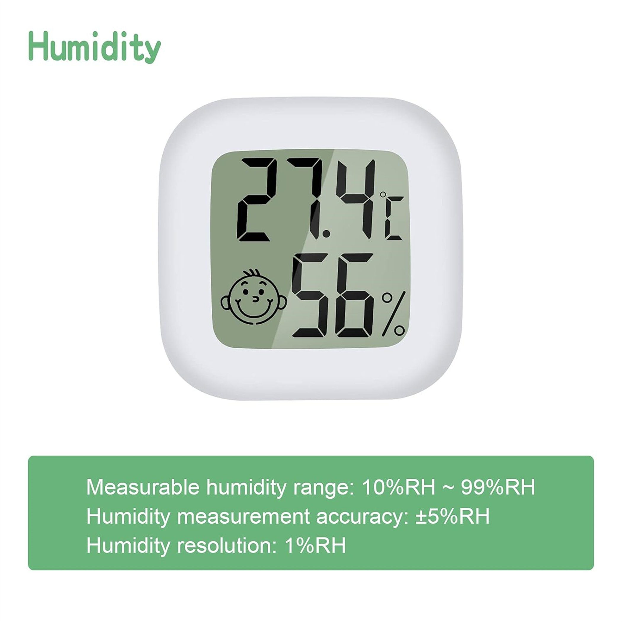 autolock Stück Mini 4 Digital Innen luftfeuchtigkeitsmesser Thermometer Bodenthermometer LCD