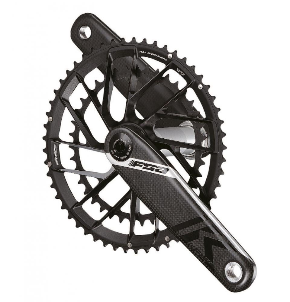 FSA Fahrradketten FSA Kurbelgarnitur K-Force Team Edition Modular 175 mm Schwarz - leich