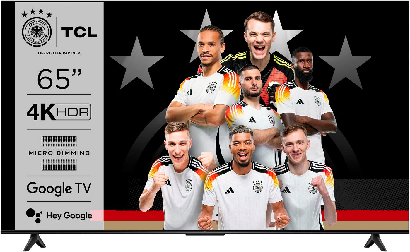 TCL 65V6BX1 LED-Fernseher (164 cm/65 Zoll, 4K Ultra HD, Google TV, Smart-TV) schwarz ! RABATT: 38.82% TCL 65V6BX1 LED-Fernseher (164 cm/65 Zoll, 4K Ultra HD, Google TV, Smart-TV) schwarz ! RABATT: 38.82%