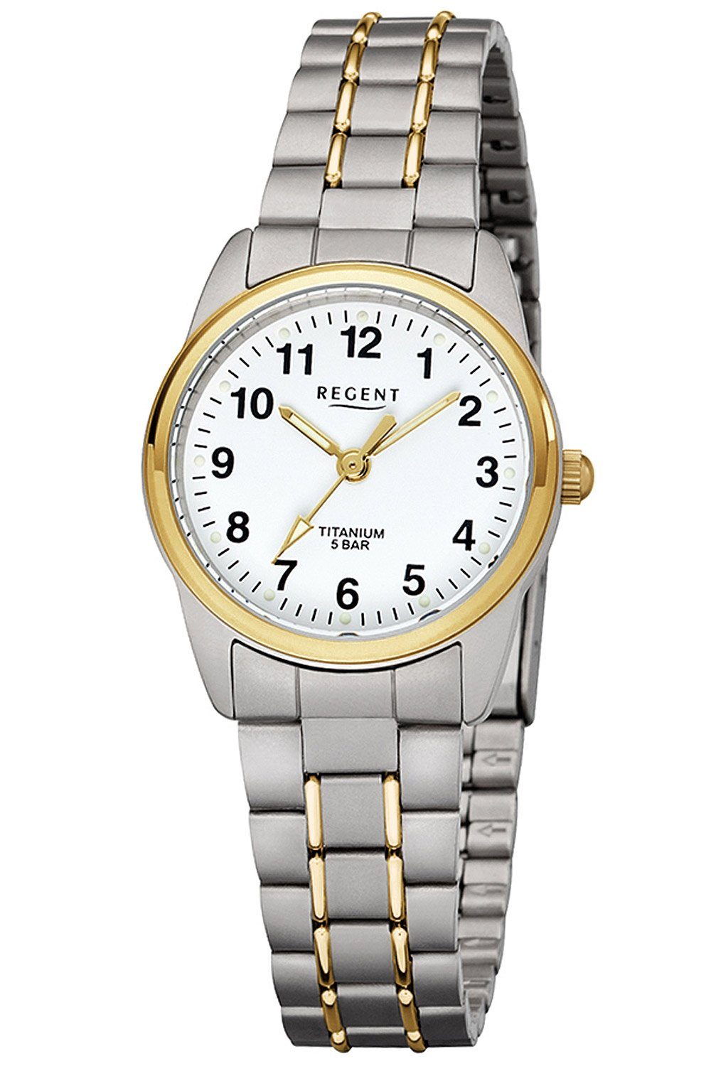 Regent Quarzuhr Titan Bicolor Ø 26 mm
