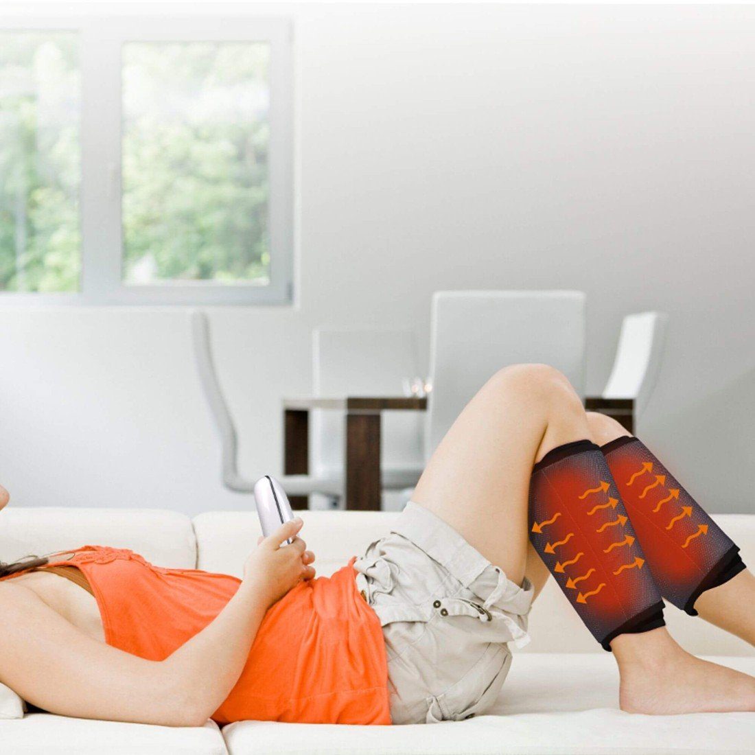 SENS ORIGINAL Shiatsu-Fußmassagegerät Beinluftkompressionsgerät Massage für die Beine Beinmassage mit Luft, 1-tlg.