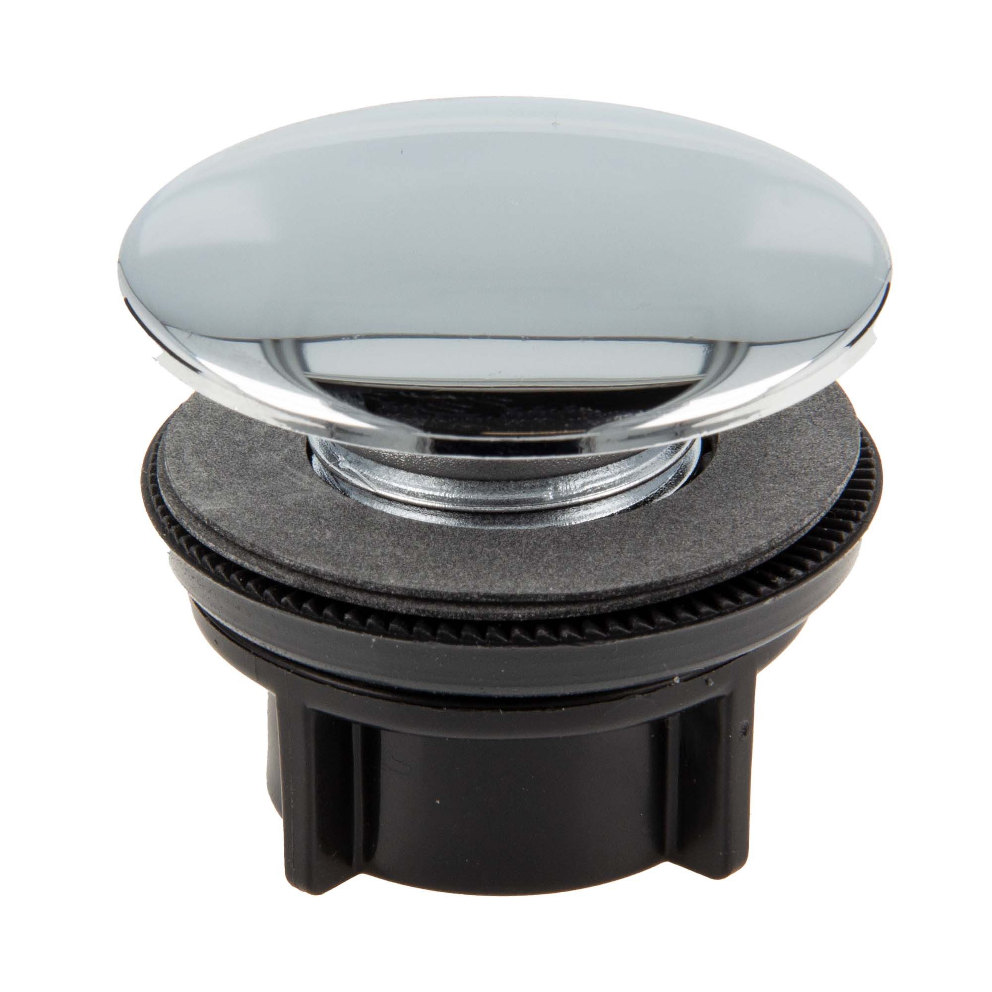tecuro Siphon Hahnlochstopfen Deckrosette Ø 42 mm verchromt