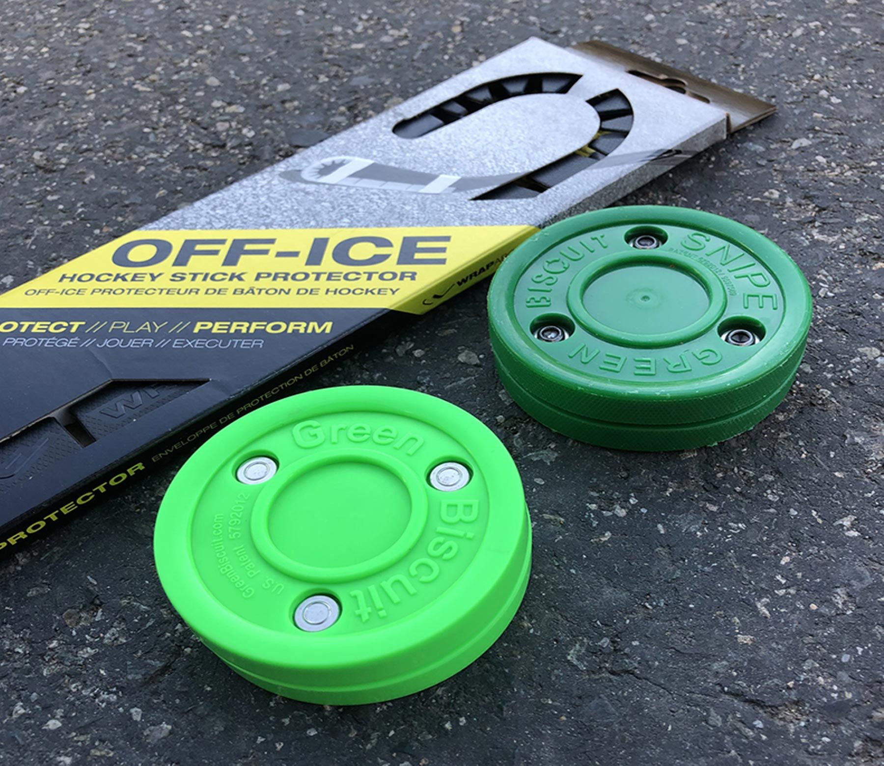 Hockeypuck Green Biscuit Set - Wraparound