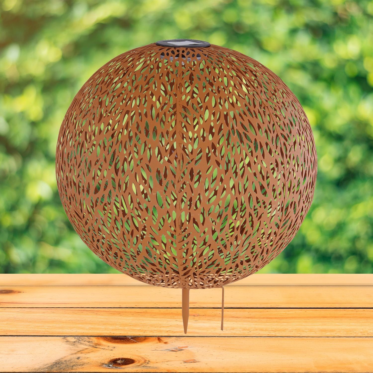 GLOBO LIGHTING LED Solarleuchte Solarleuchte Garten Kugel 40cm