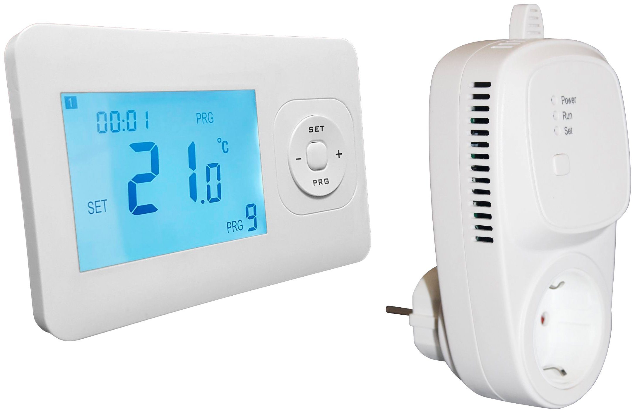 Römer Infrarot Heizsysteme Raumthermostat, mit Wochenprogramm, inkl. Empfänger