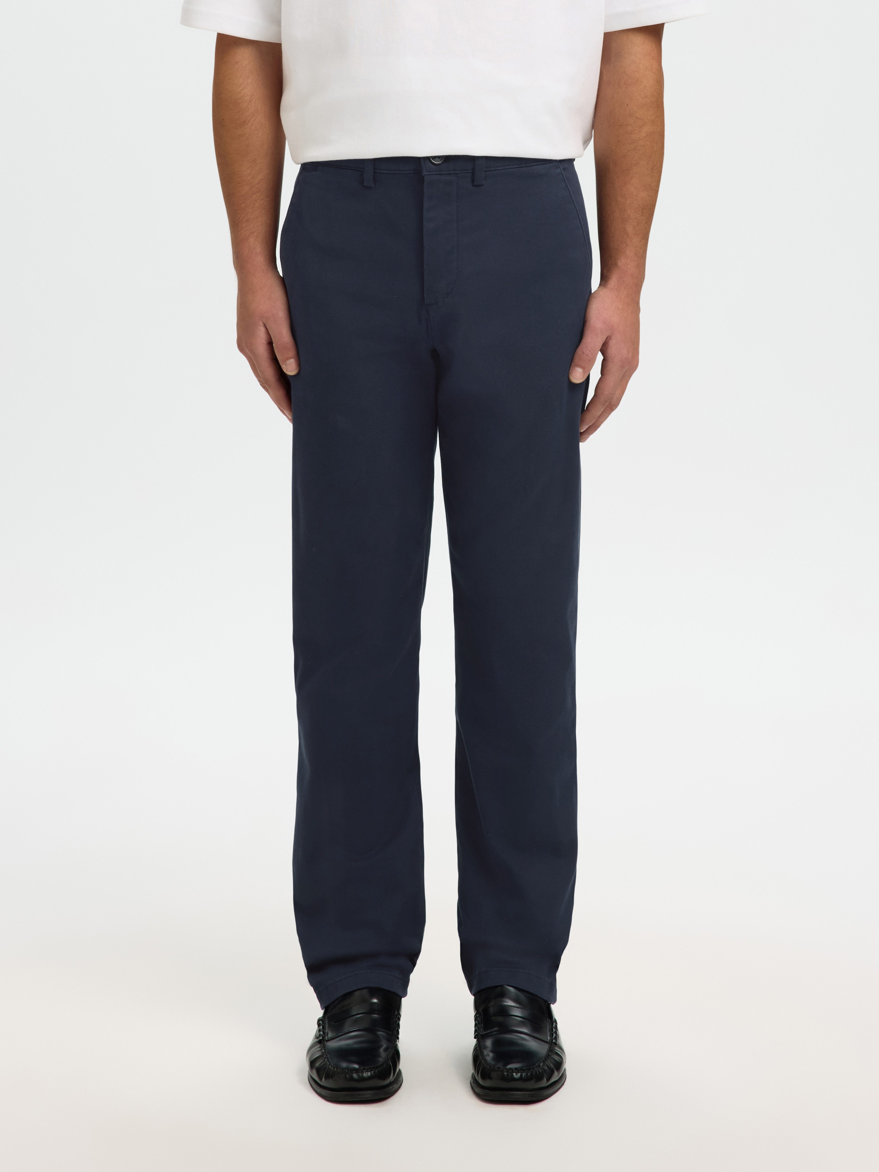 Selected Chinos SLM196-STRAIGHT MILES TWILL PANT NOOS Baumwollmischung, straight fit