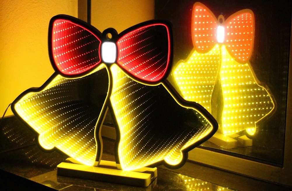 Star-Max LED Dekofigur 36407 LED-Glocken mit Infinity Effekt 132 SMD LED IP günstig online kaufen