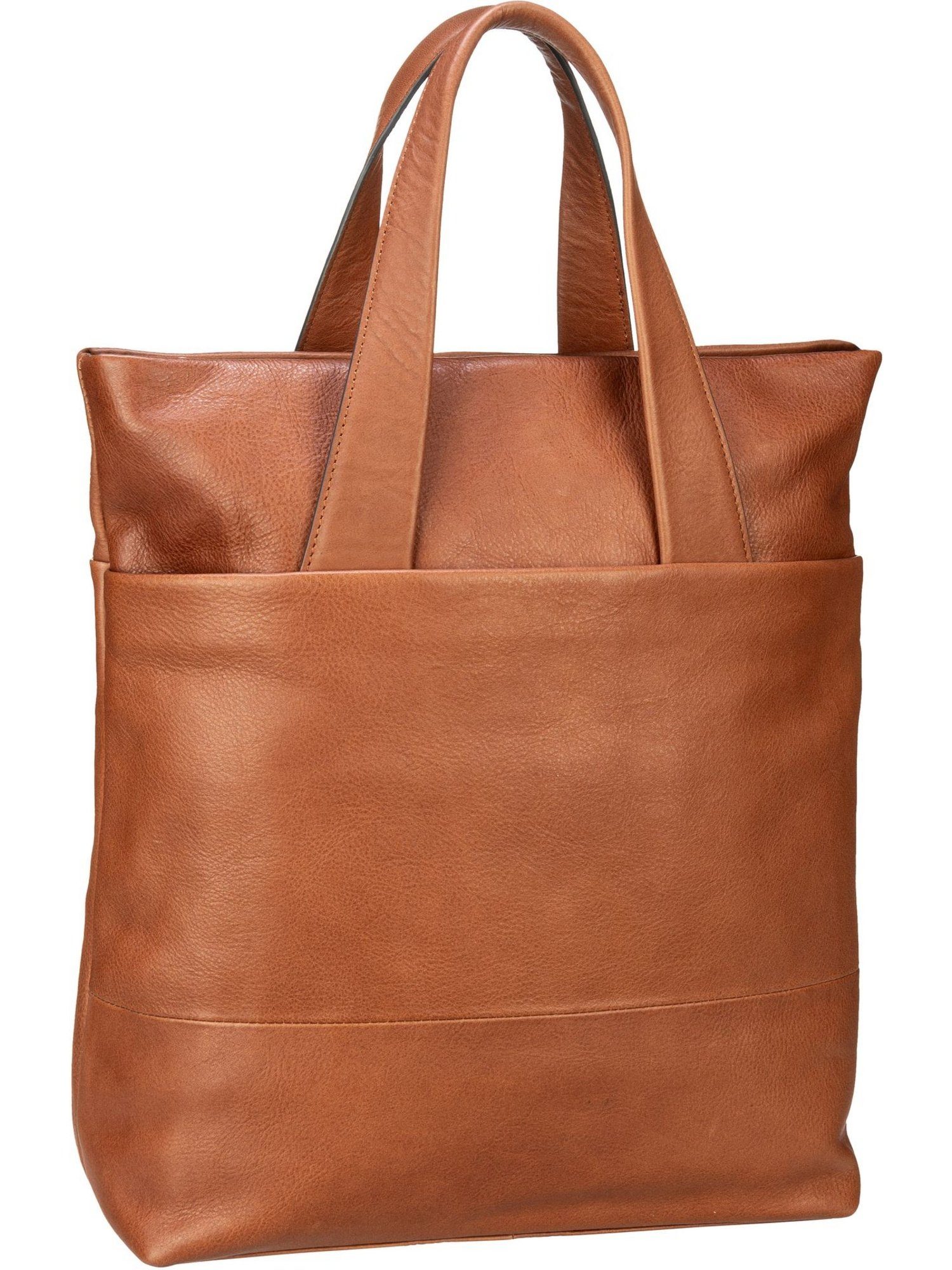 Leonhard Hamburg Cognac Shopper Heyden 7088