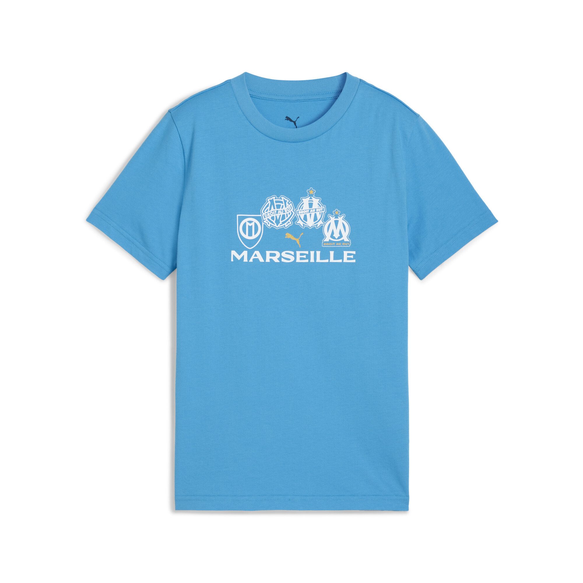 T-Shirt Olympique de Marseille FtblCulture T-Shirt Jugendliche