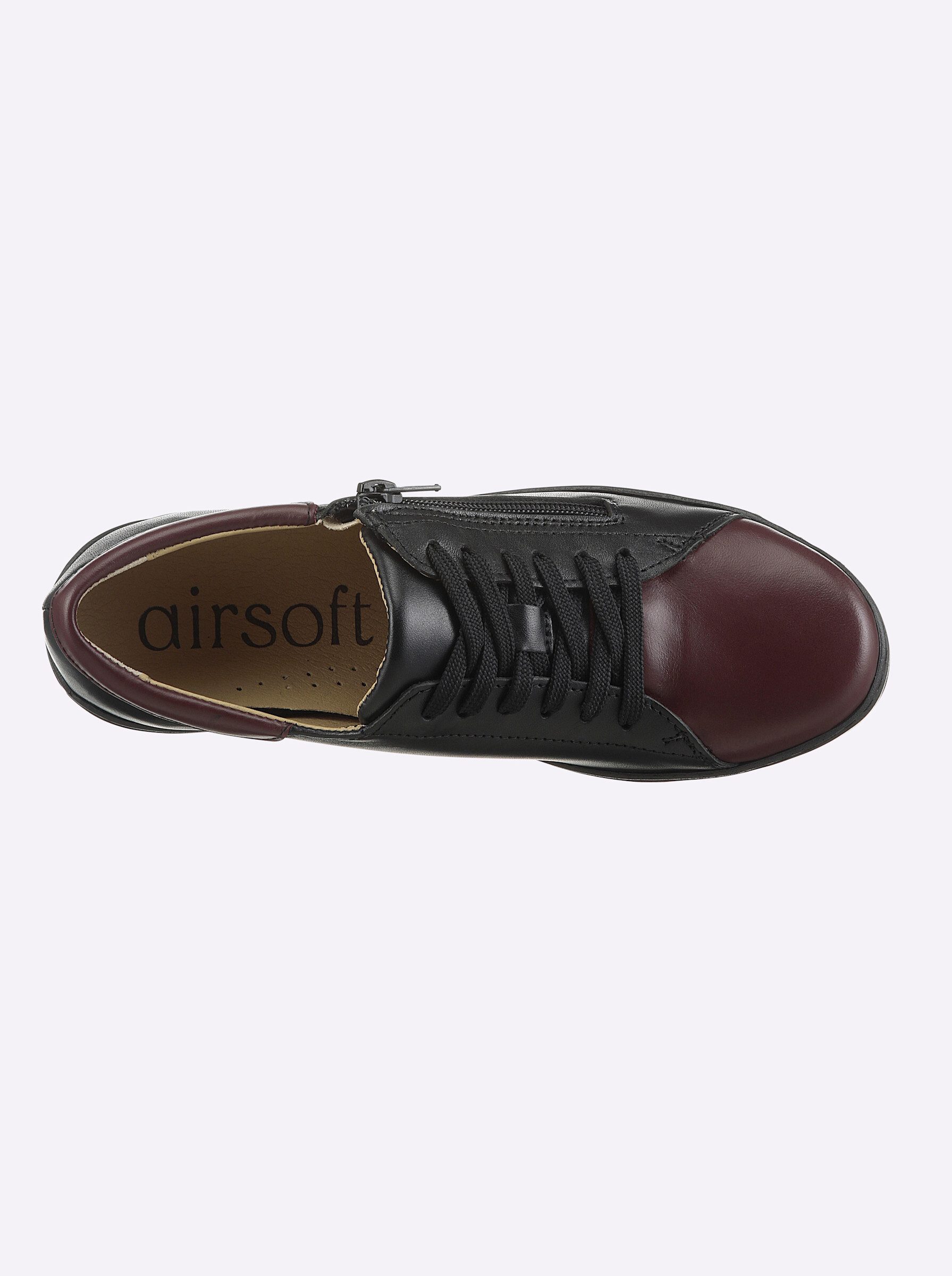 airsoft comfort+ Schnürschuh Sneaker Flexible Laufsohle, Federleicht