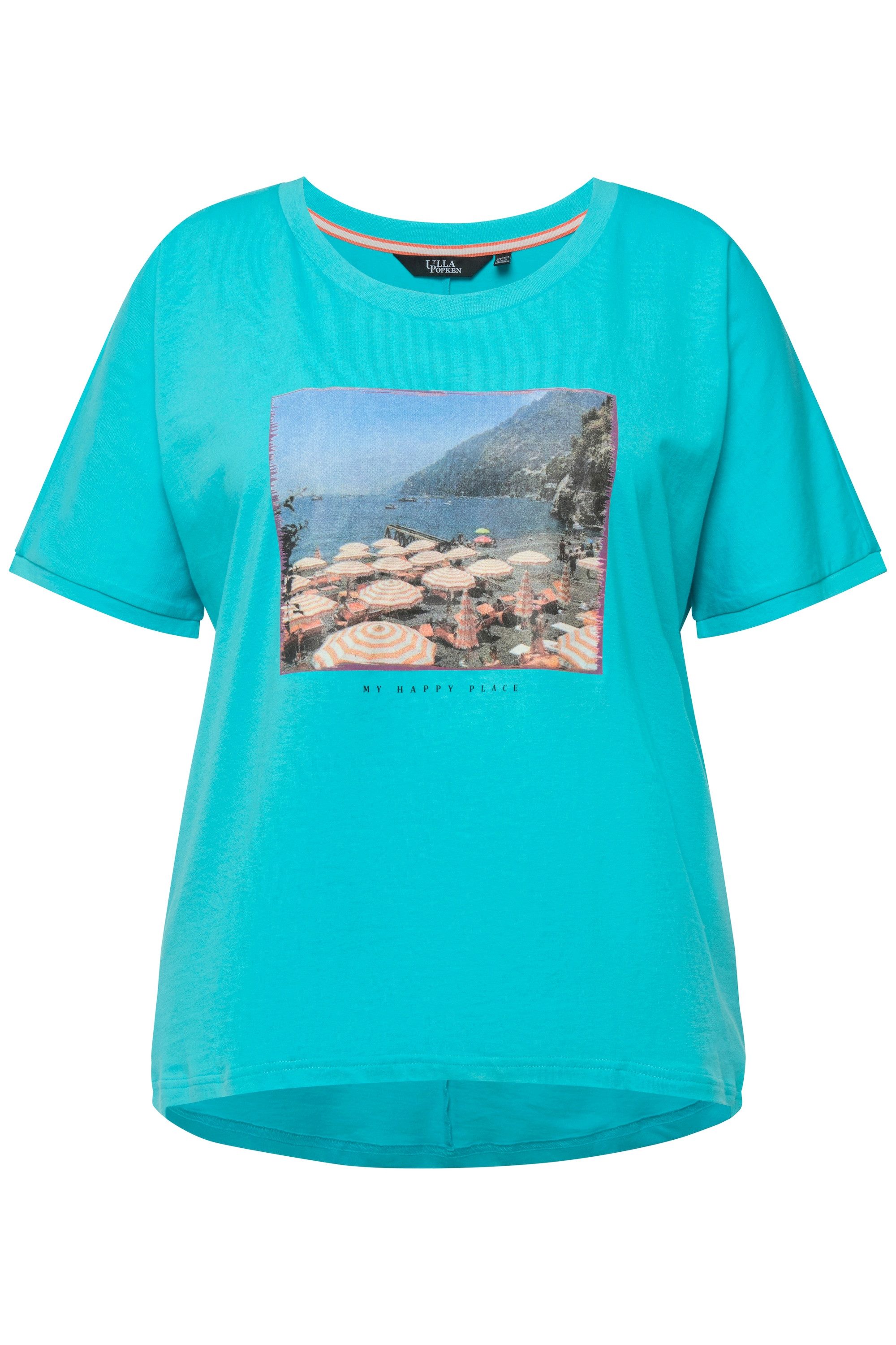Ulla Popken T-Shirt T-Shirt Fotomotiv Oversized günstig online kaufen