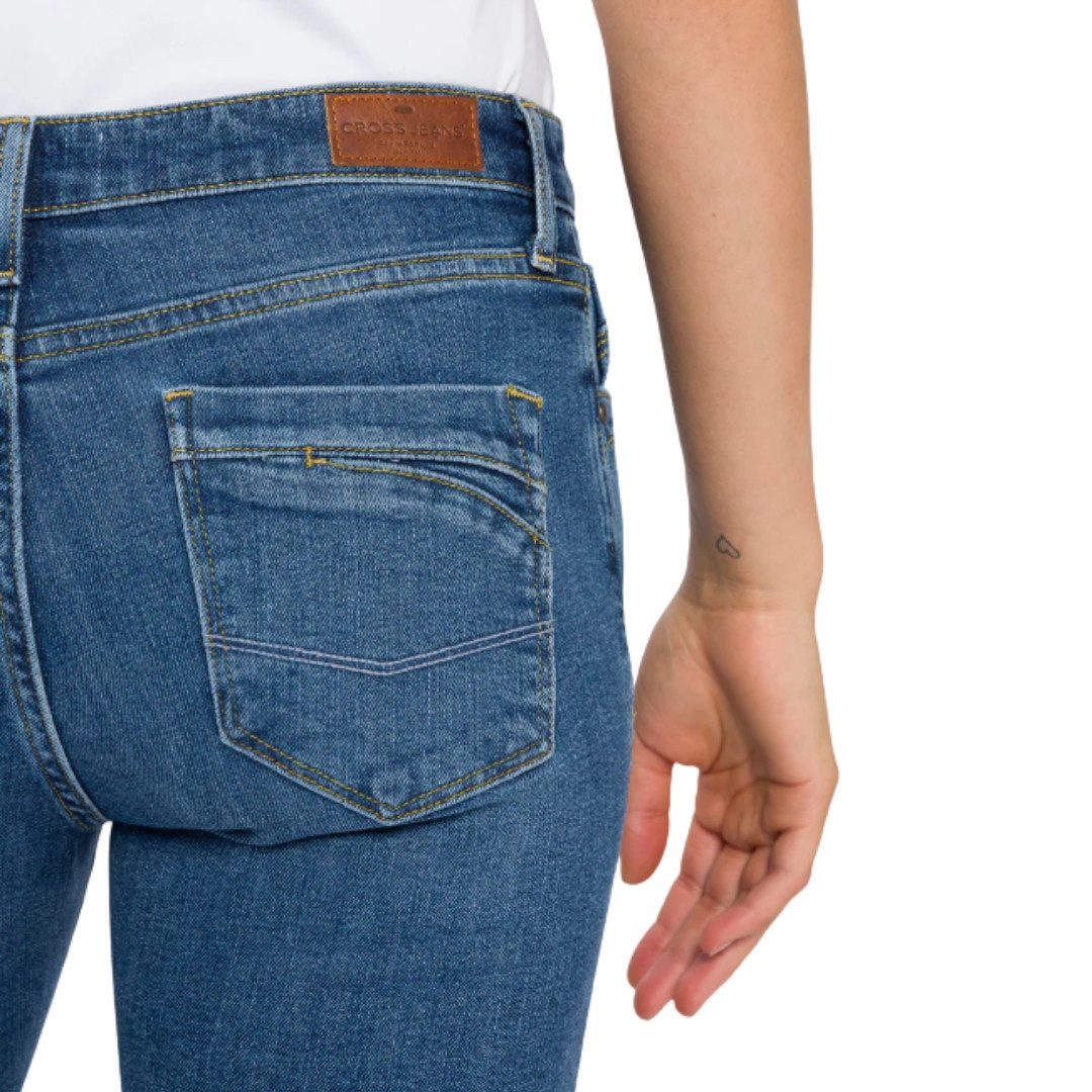 CROSS JEANS® Bootcut-Jeans Lauren H485-023 Dark Blue
