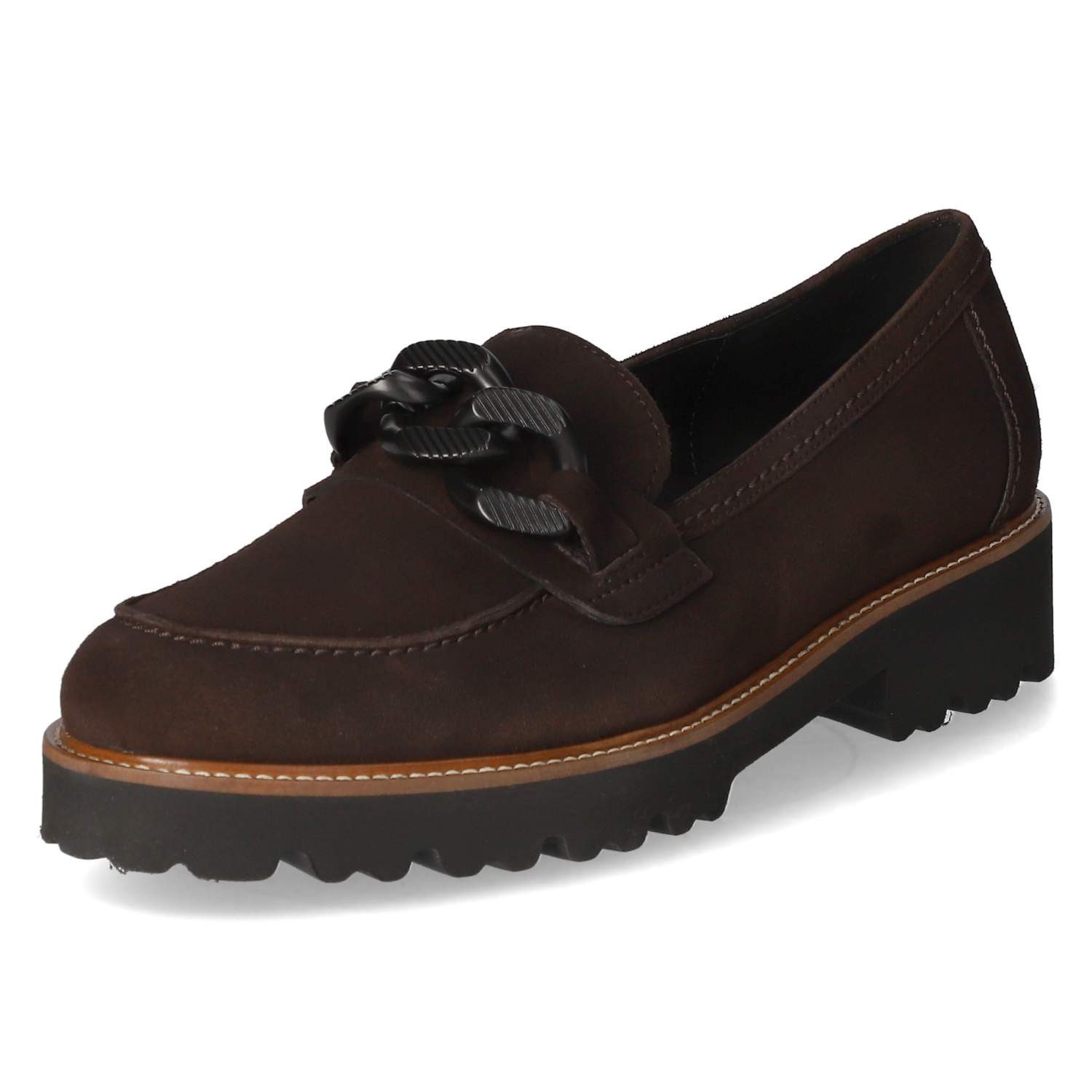 Gabor Gabor 55.240.38 Damen Rauleder braun Slipper günstig online kaufen