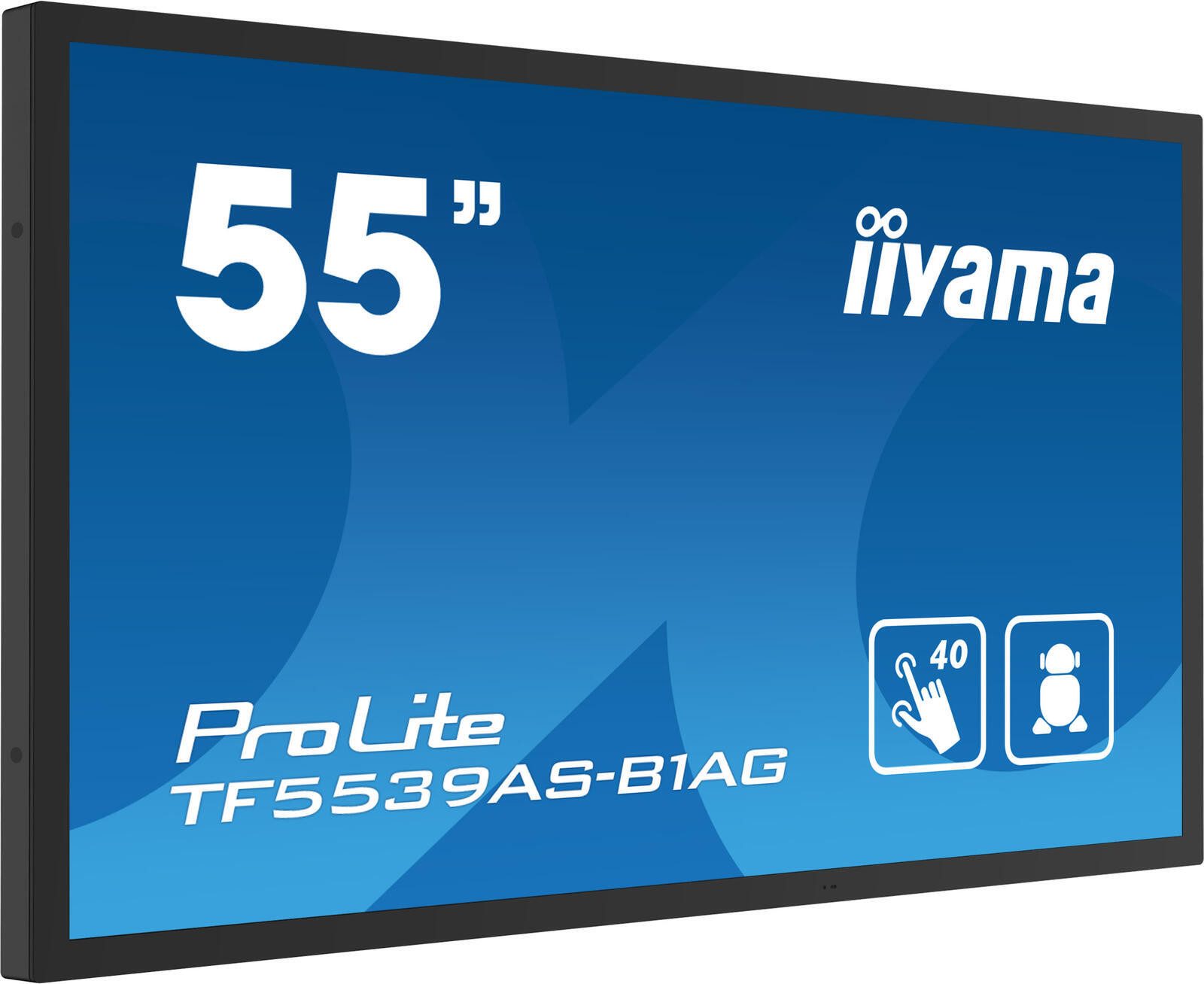 Iiyama iiyama TF5539AS-B1AG LED-Monitor (3840 x 2160, 8 ms Reaktionszeit, 60 Hz, IPS Panel)