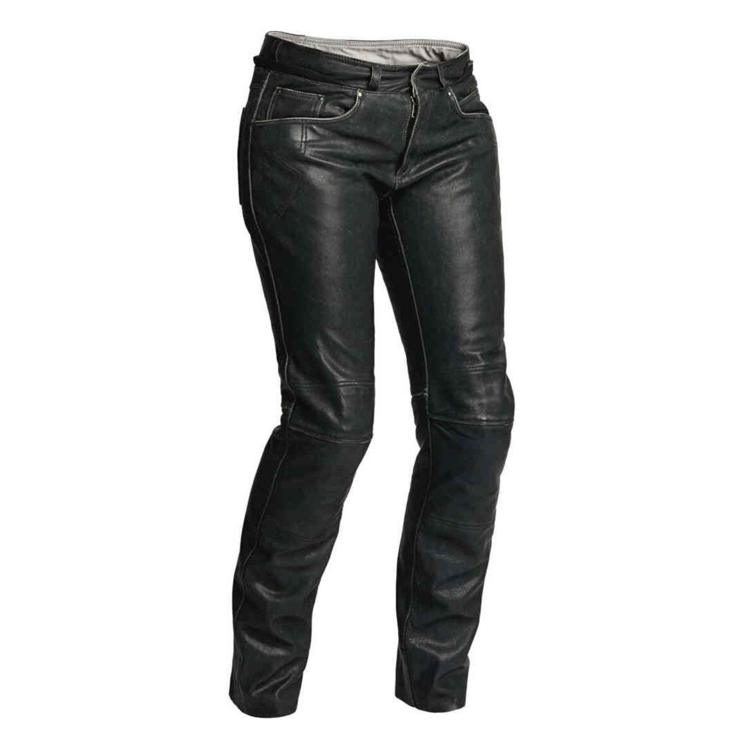 Halvarssons Motorradhose Seth Damen Motorrad Lederhose Knieprotektoren enthalten