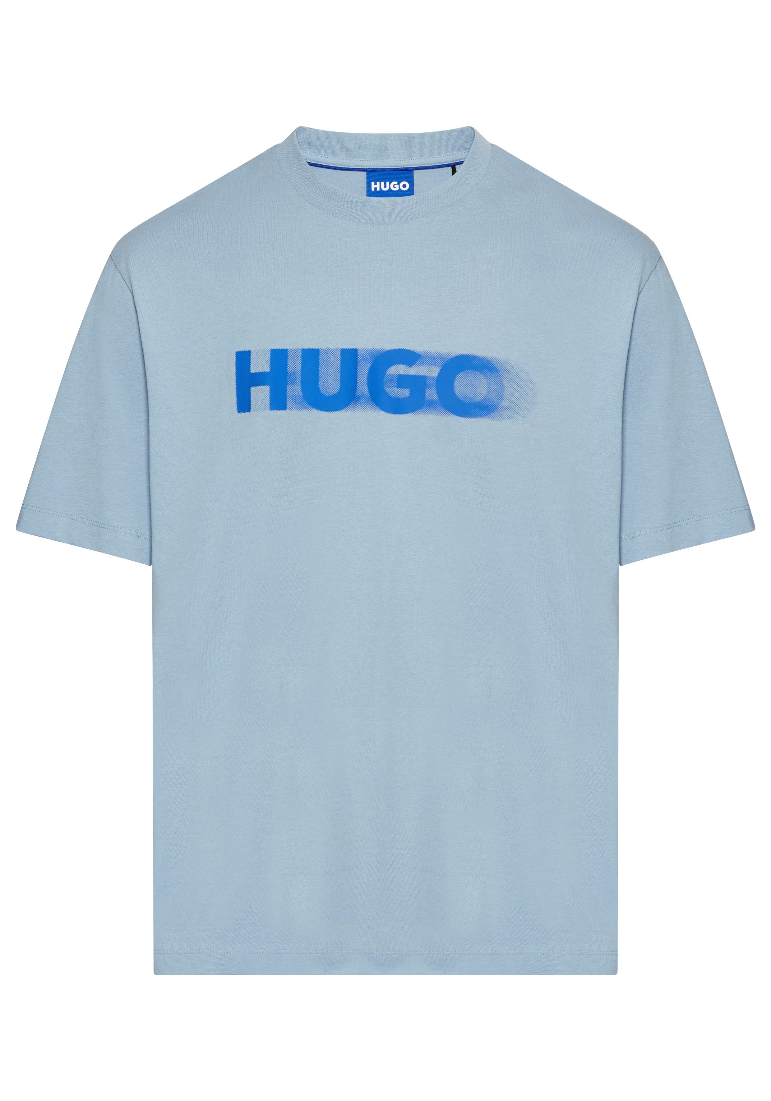 HUGO Blue T-Shirt Nalax mit Logo-Druck günstig online kaufen