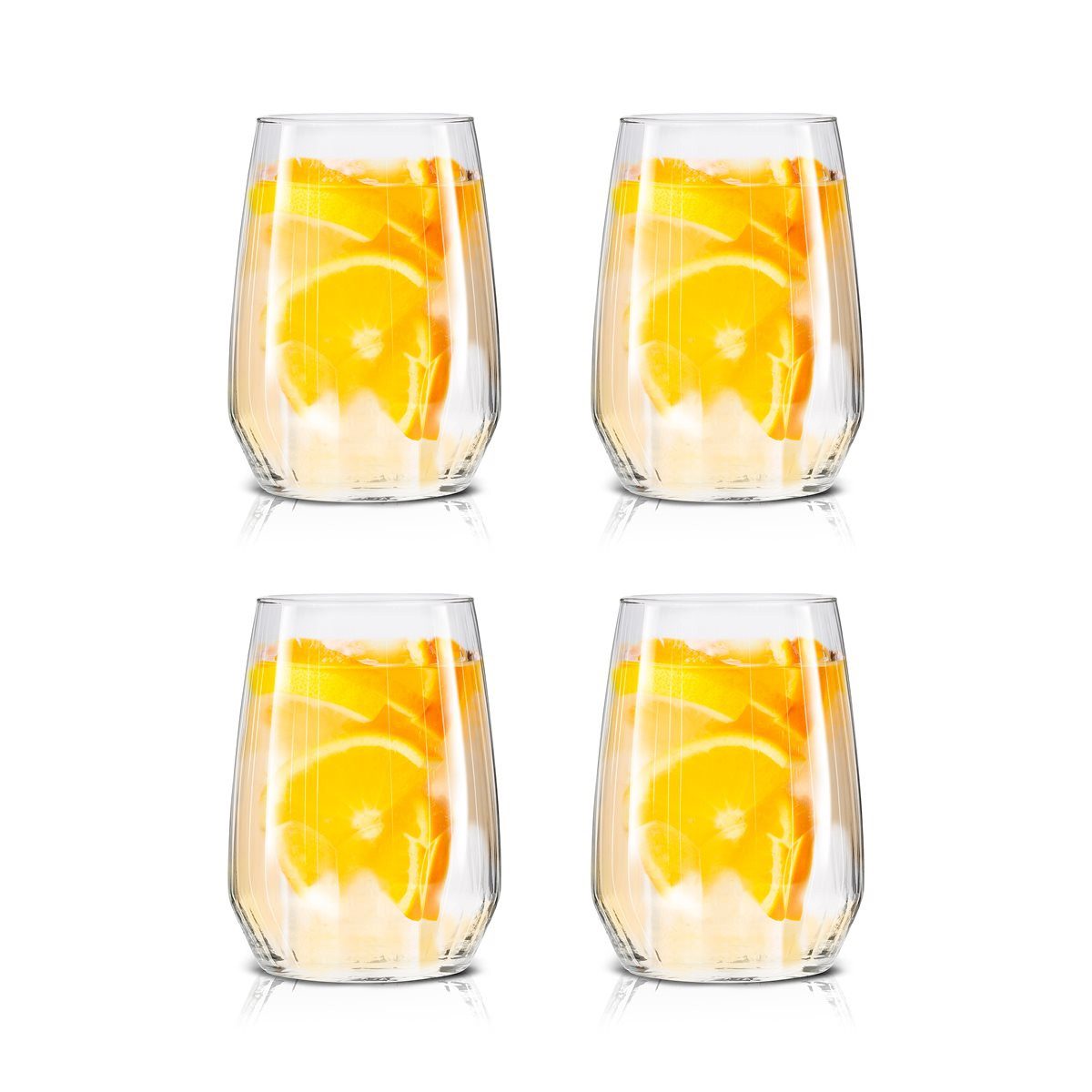 Alpina Longdrinkglas alpina Gläser Set 4 Stück, Glas