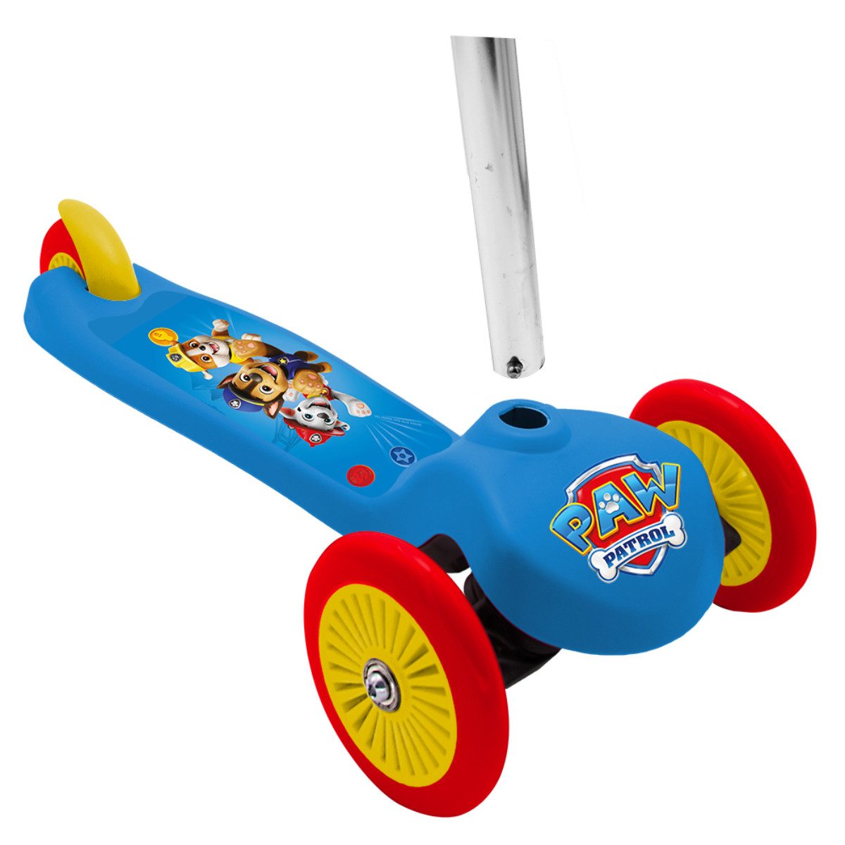 Seven Polska Dreirad Paw Patrol 3-Rad Scooter mit Lean-to-Steer-System und Bremse