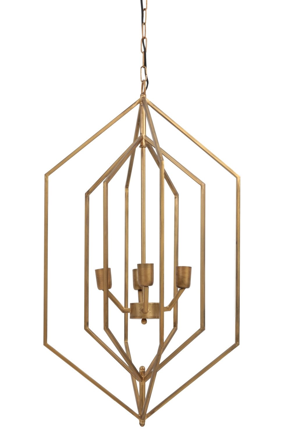 Dirk Davids Leuchten GmbH Hängeleuchten Hängeleuchte 4FL Ø53x93 cm ANASTASIA Gold 3093085, ohne Leuchtmittel