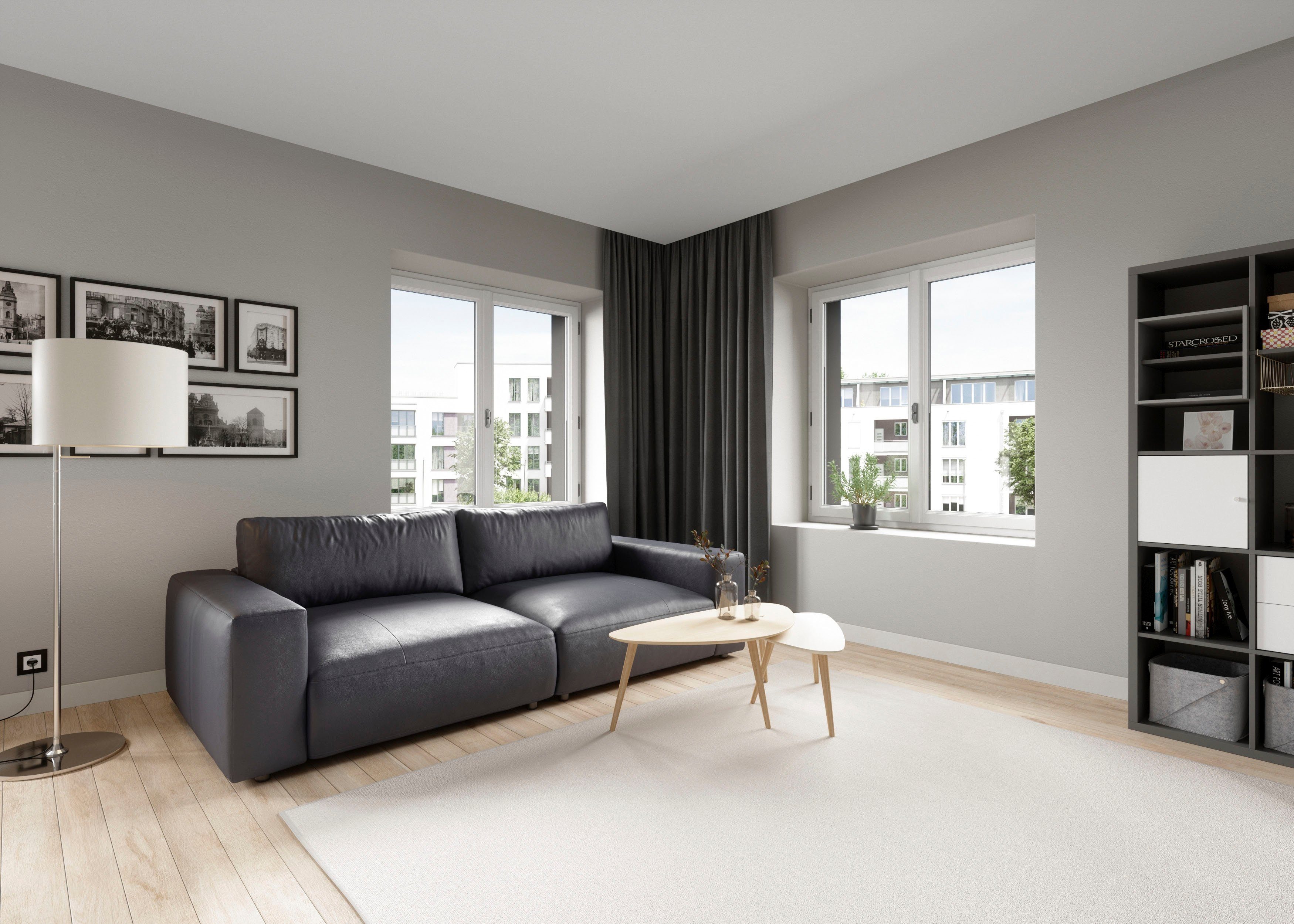 Musterring Big-Sofa LUCIA, in vielen Qualitäten und 4 unterschiedlichen Nähten, 2,5-Sitzer