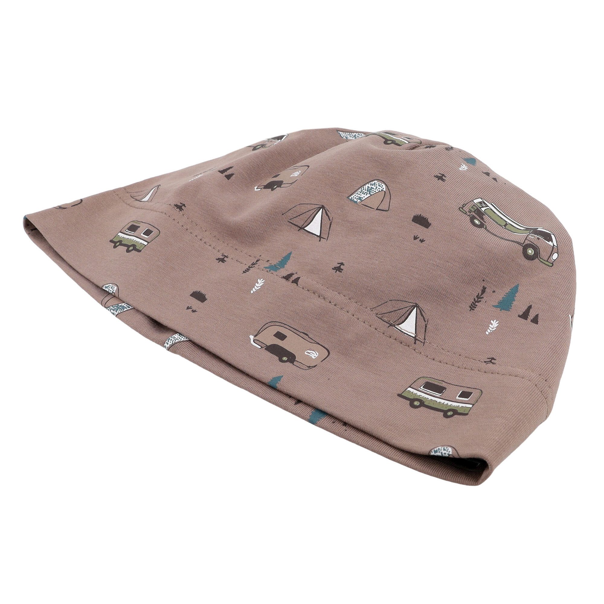 MAXIMO Jerseymütze KIDS BOY-Beanie Camping Auto (1-St) Baumwolljersey – Bild 3 von 3
