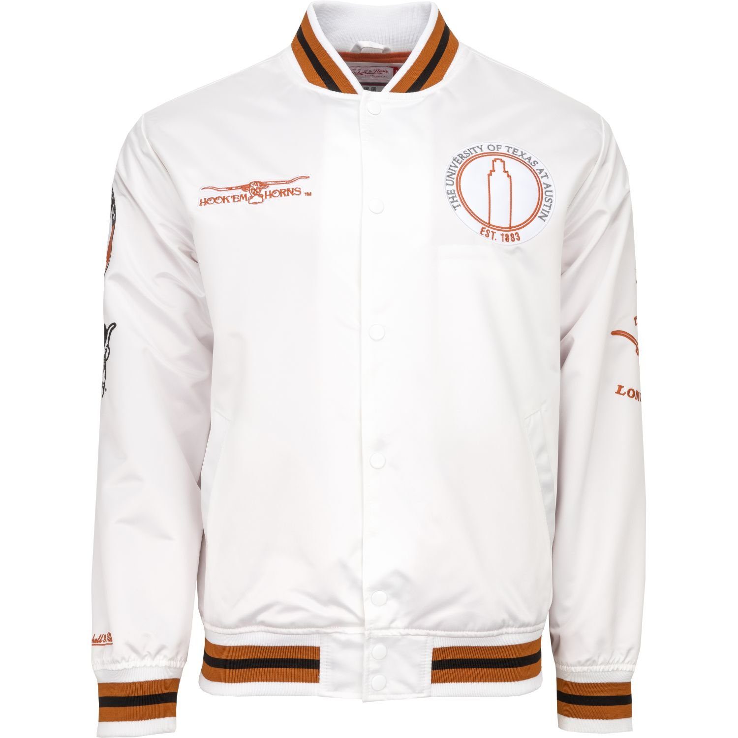 Mitchell & Ness Collegejacke City Collection Satin University of Texas