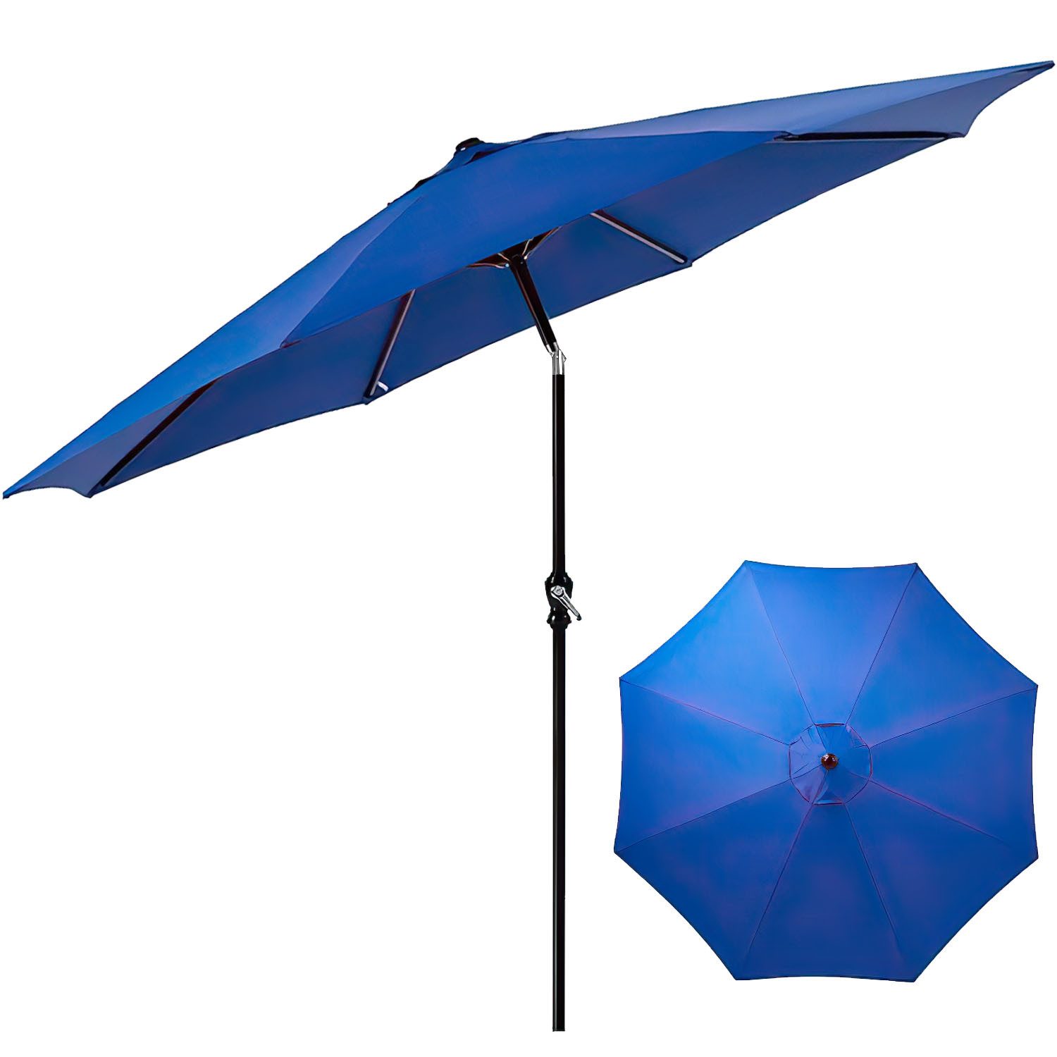 IDEASY Balkonschirm Sonnenschirme 270cm Patio Umbrella günstig online kaufen