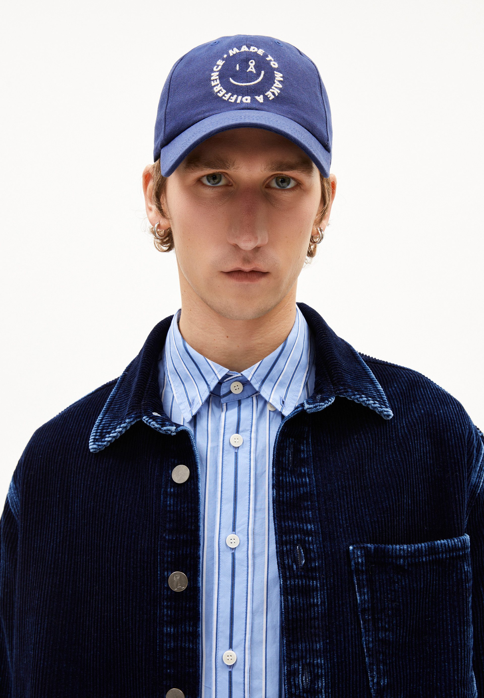 Armedangels Baseball Cap YENAAS SMILEY Å Unisex Kappe Aus Bio-Baumwolle