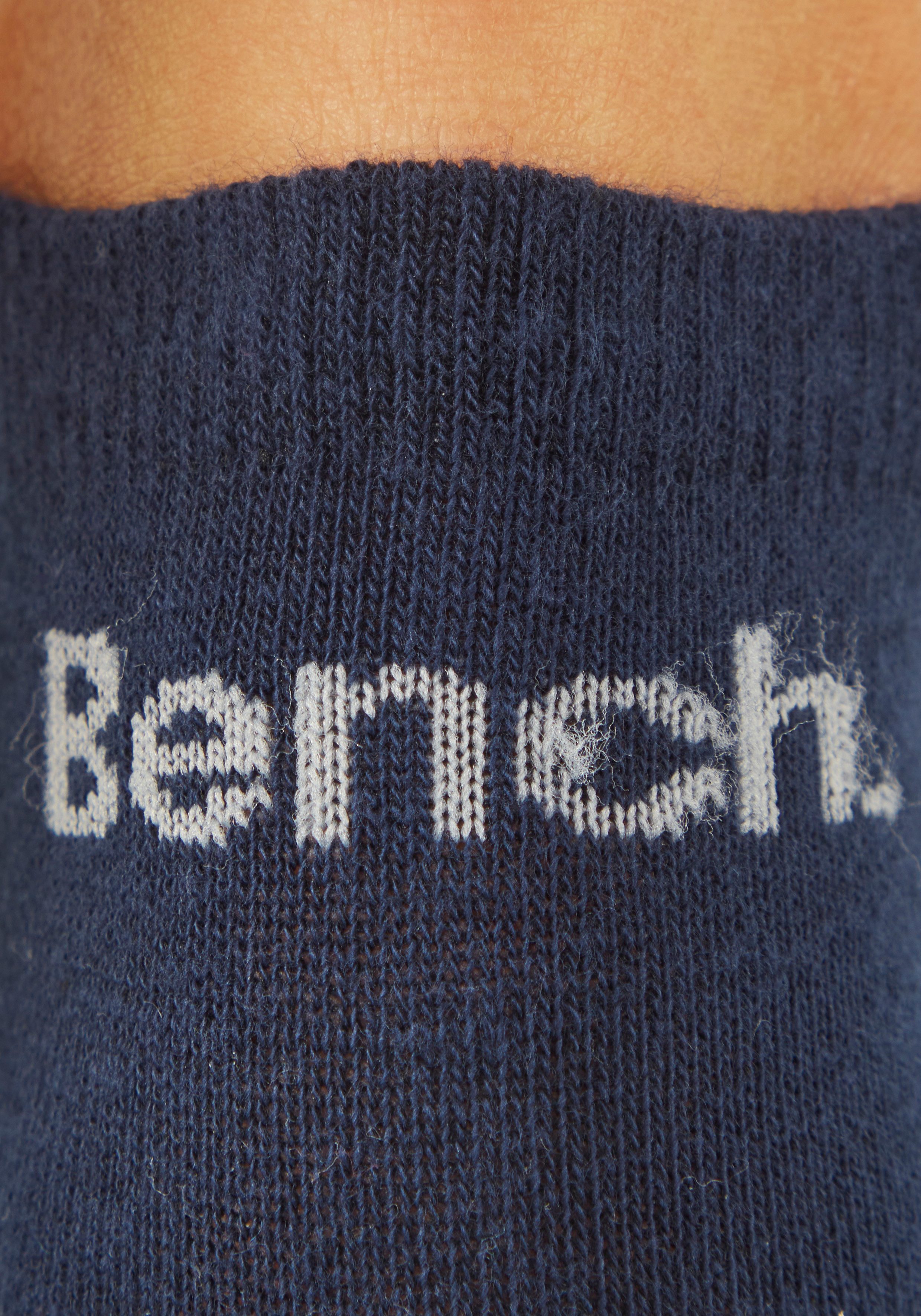 Bench. Sneakersocken für Damen und Herren in Baumwollmischung, für Sport und Freizeit (Packung, 6-Paar, Gr. 35-38 bis 43-46) mit klassischem Logoschriftzug, ohn – Bild 4 von 5