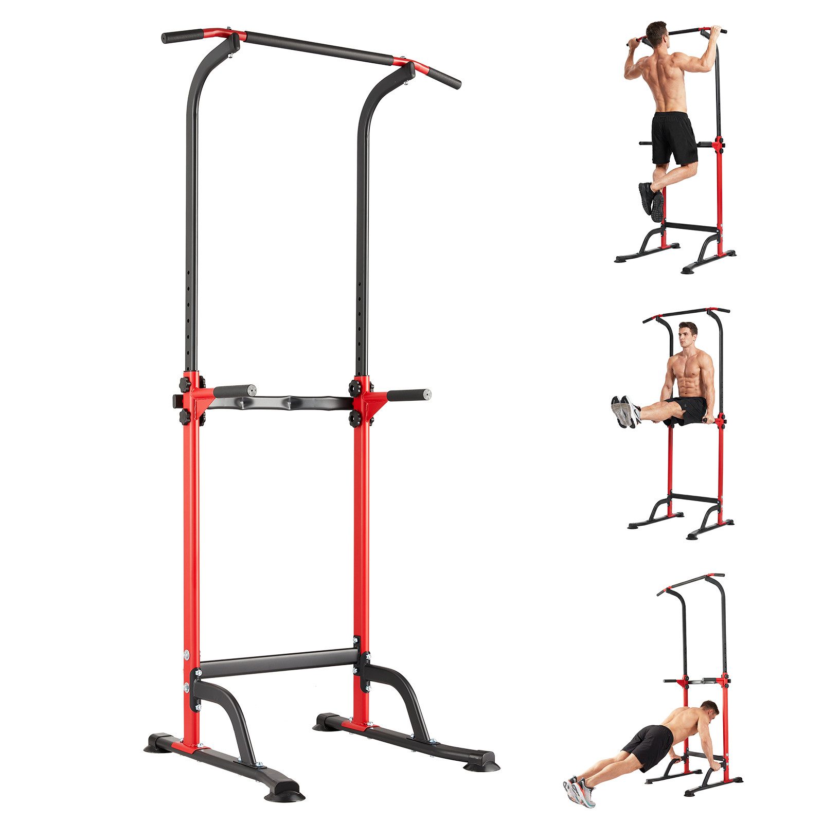 Kraftstation Klimmzugstange mit Mehrfunktions-Trainingstation mit 1,2 mm Stahlrohr