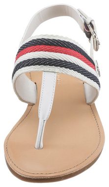 Tommy Hilfiger FLAT SANDAL CORPORATE Riemchensandale mit Streifen in Tommy Farben