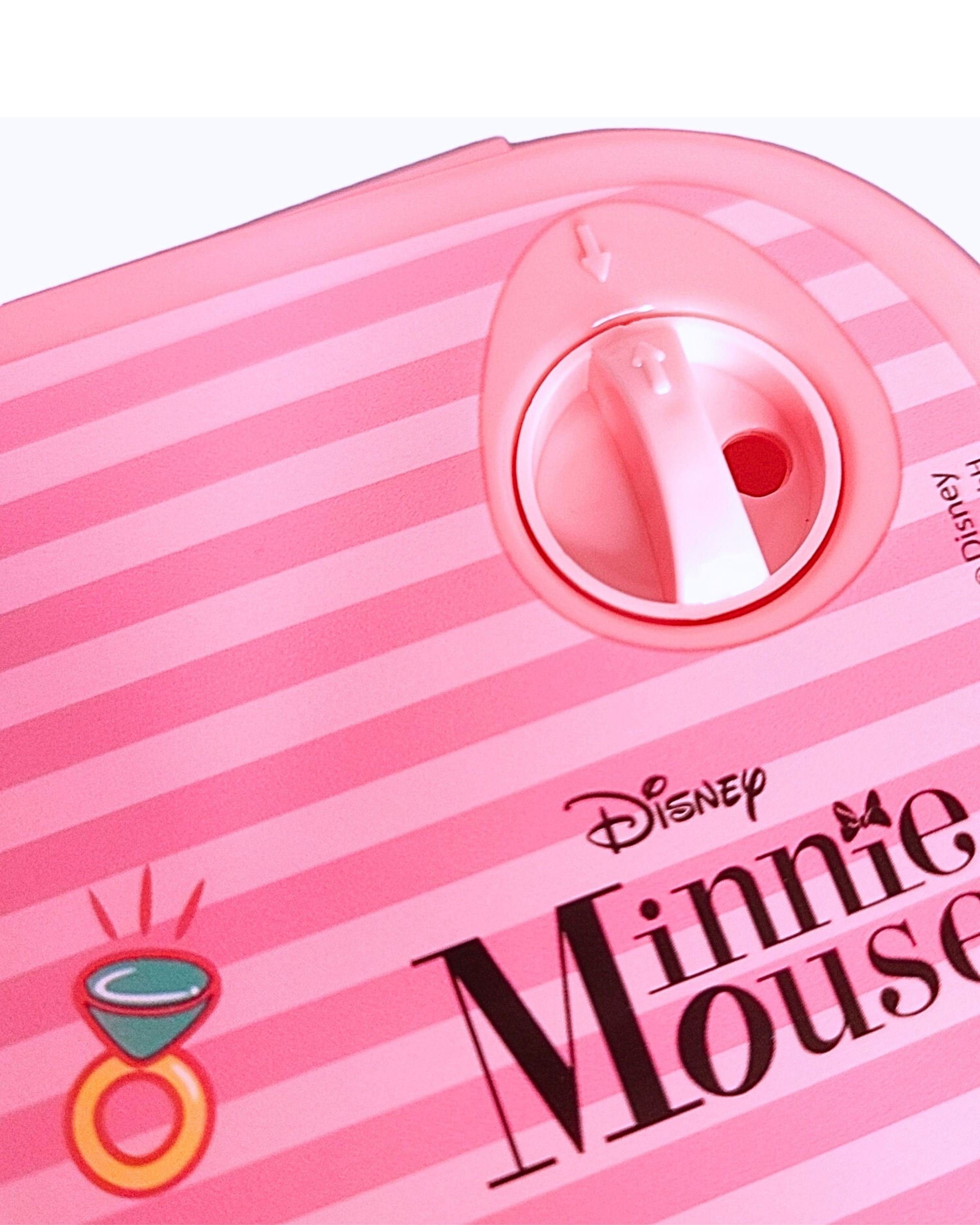 Disney Minnie Mouse Lunchbox Minnie Maus, frei Kinder (2-tlg), Set BPA Kunststoff, Trinkflasche Brotdose Alu 