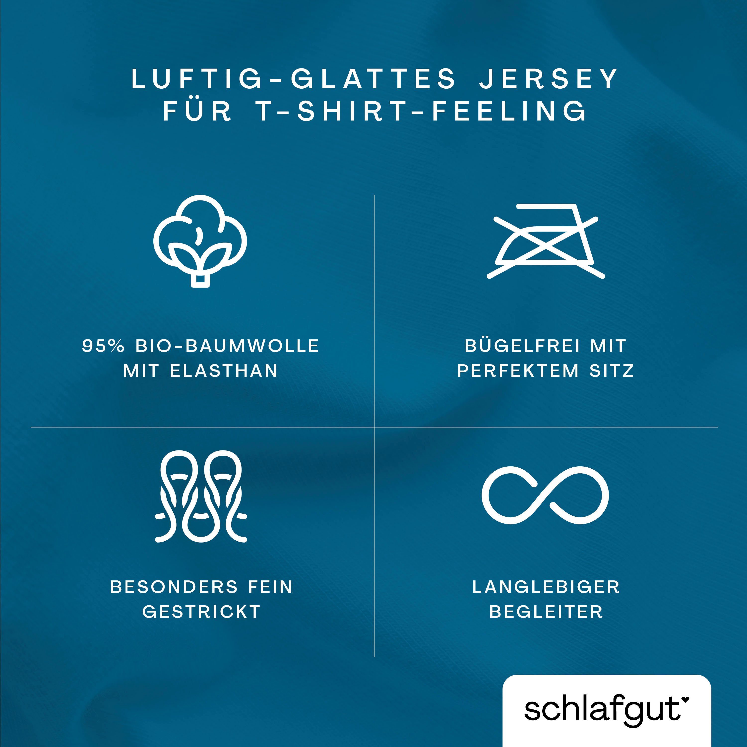 Schlafgut Kissenbezug Premium Kissenbezug Knitted Jersey (1 St), (1 Stück), Ton-in-Ton Reißverschluss, Bio-Baumwolle mit Elasthan, Uni, OEKO Tex