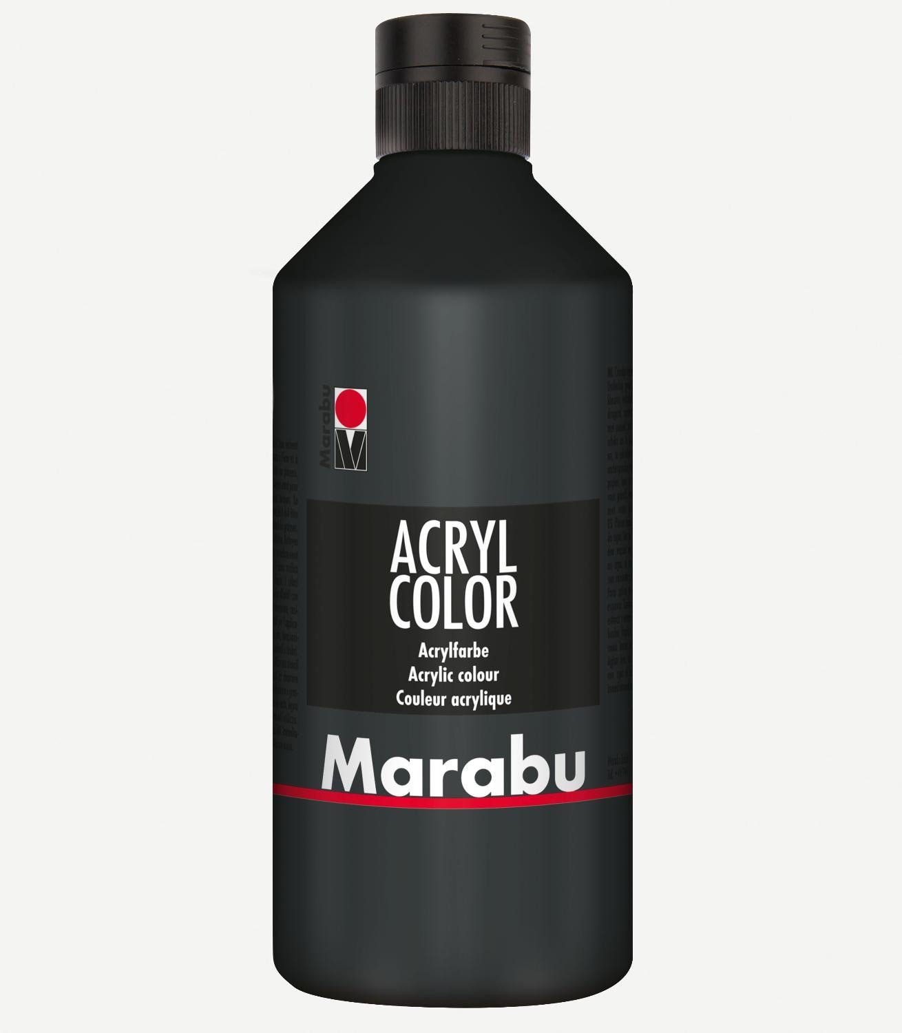 Marabu Acrylfarbe Marabu 073 Acrylfarbe schwarz