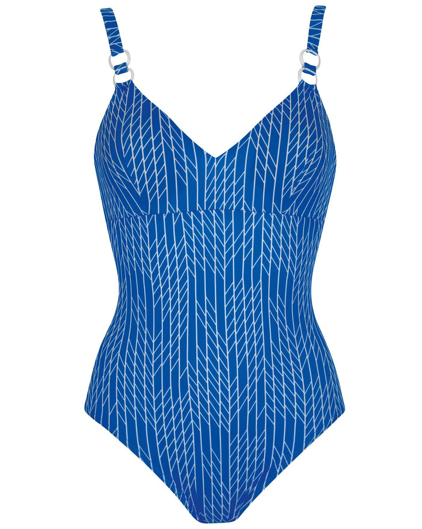 Sunflair Badeanzug Beach Fashion blau/weiß Badeanzug günstig online kaufen