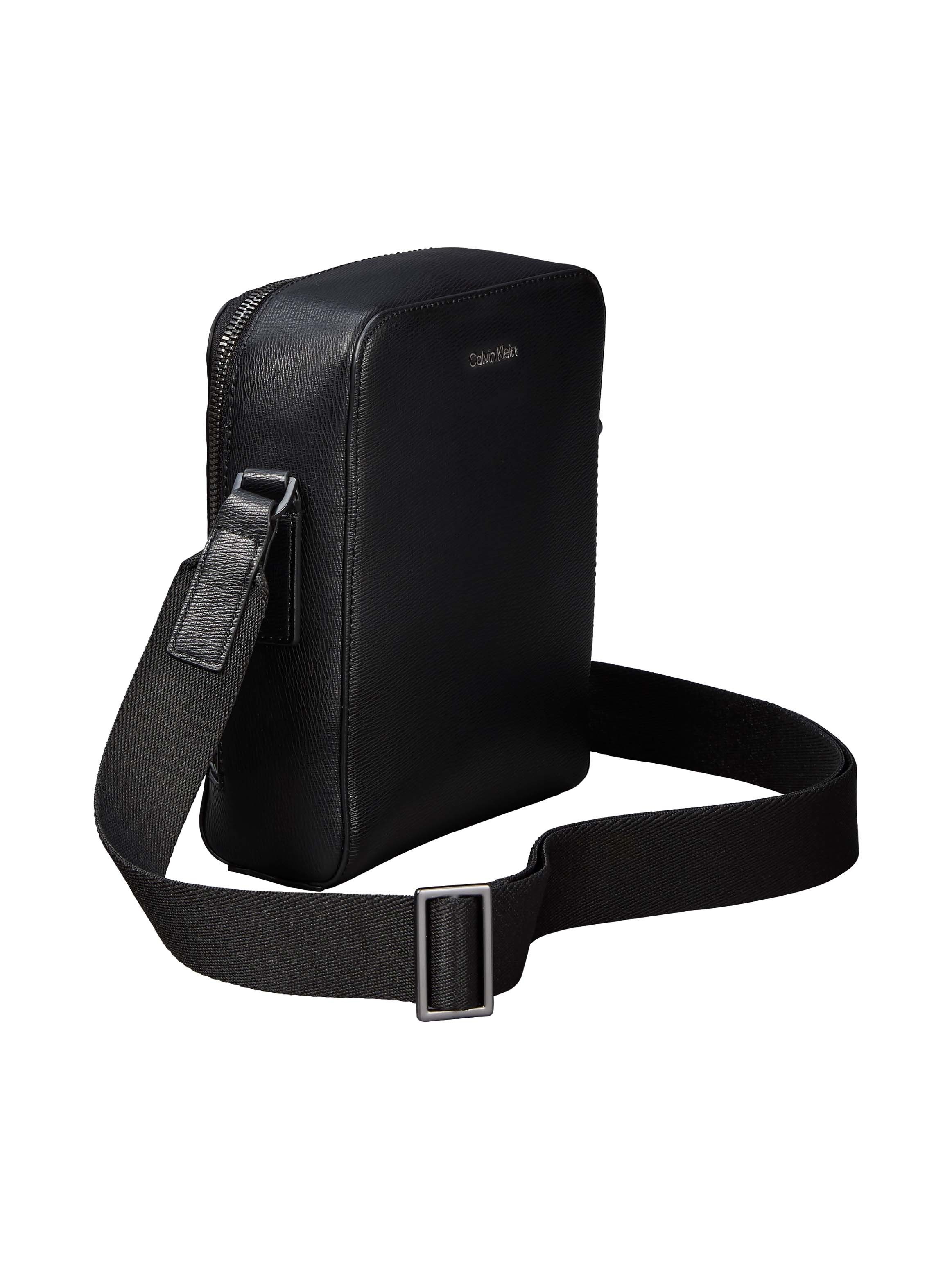 Calvin Klein Umhängetasche EMBLEM HW REPORTER, Herren Minibag, Schultertasche, Body Bag mit Reißverschluss