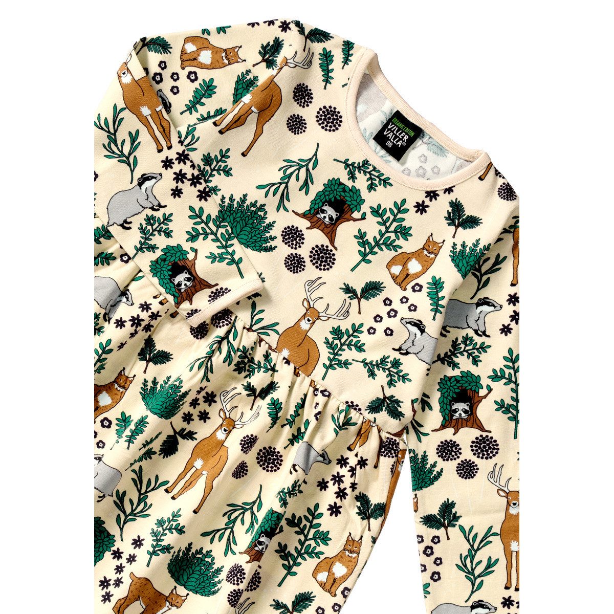 Villervalla Midikleid Winter Forest Mädchen (1-tlg) Bekleidung, Outfit, Dress, Robe, Midikleid