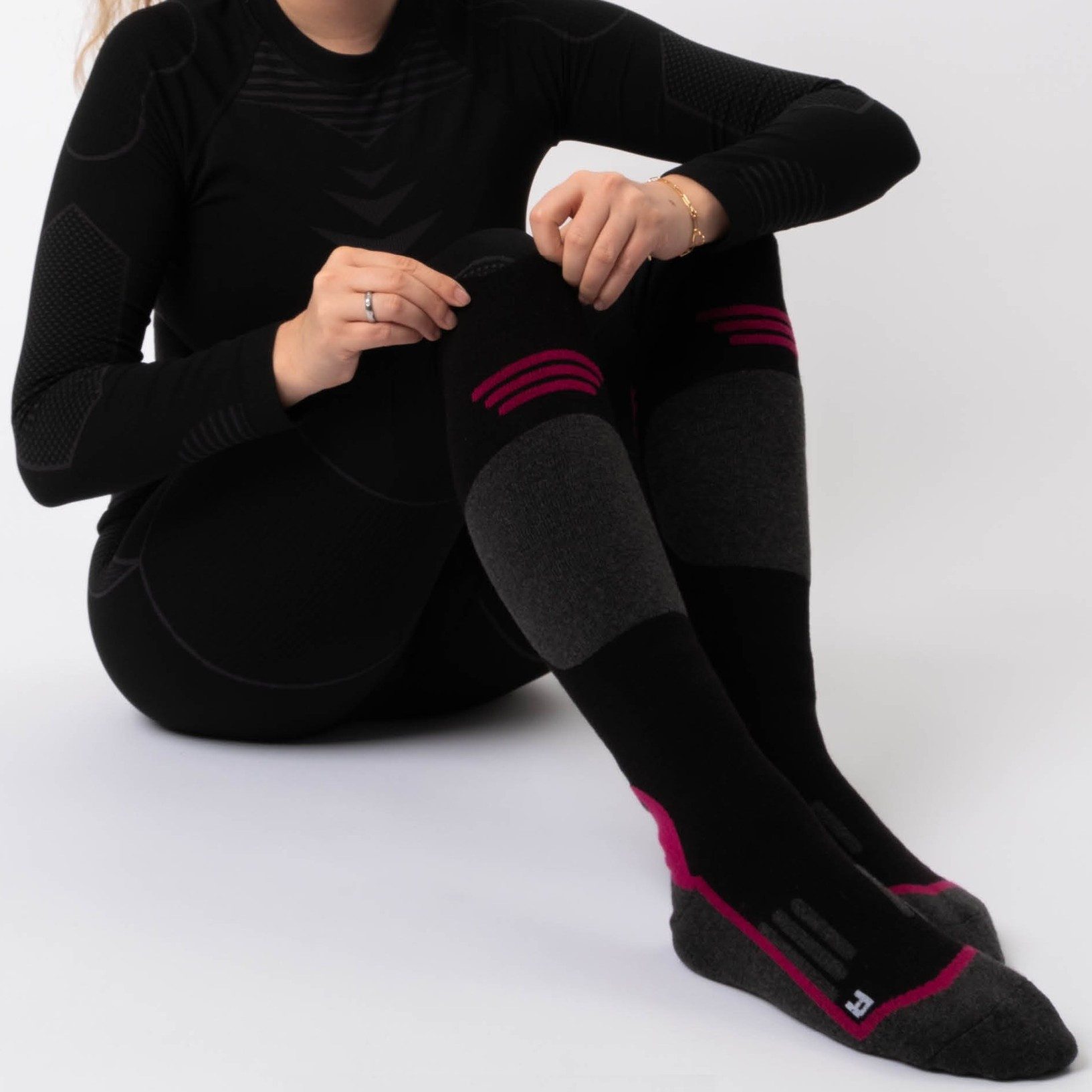 OCCULTO Skisocken Herren & Damen Merino Skisocken 2er Pack (Modell: Toni) (2-Paar)