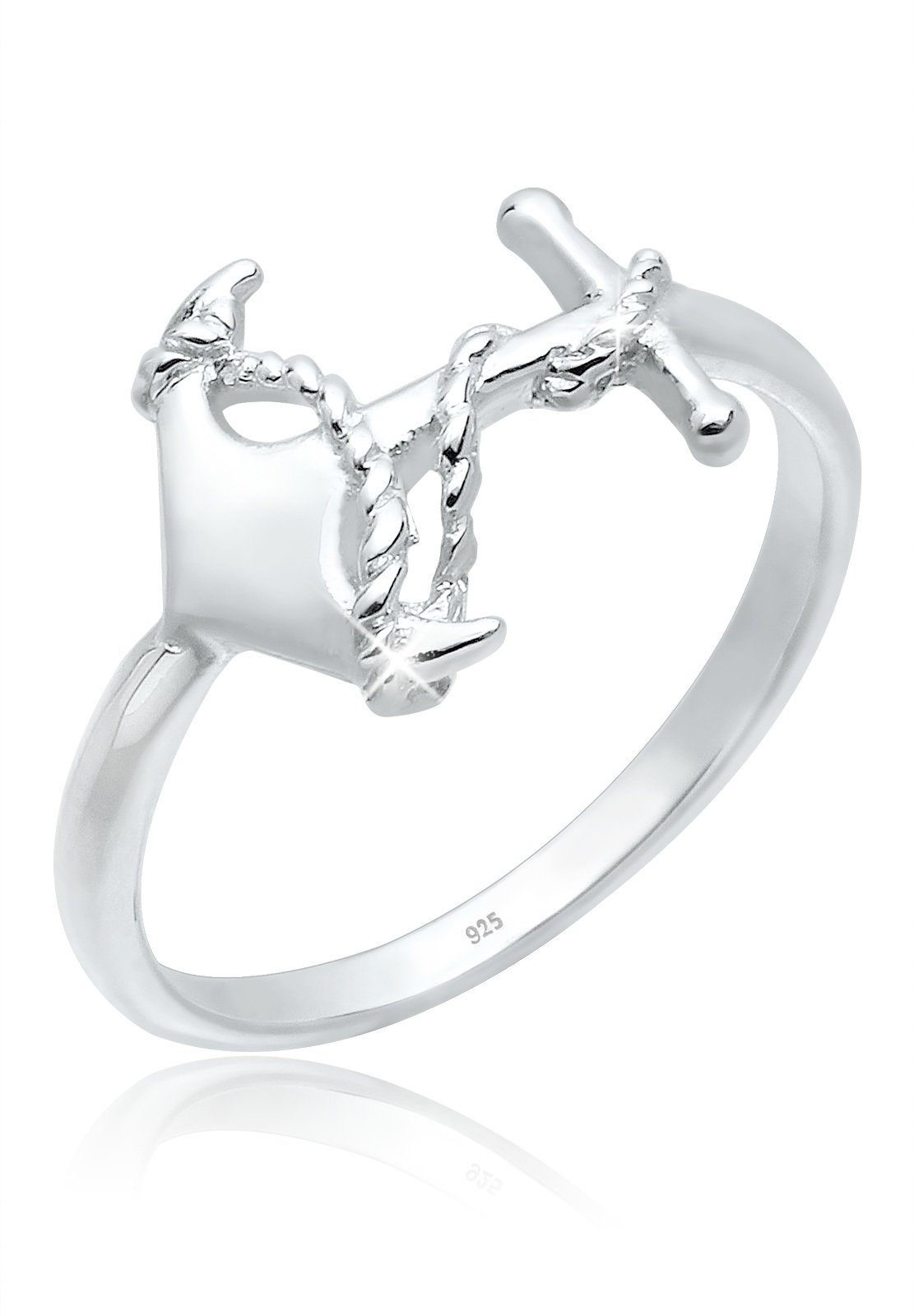 Elli Fingerring Anker Symbol Maritim 925 Sterling Silber, Anker günstig online kaufen