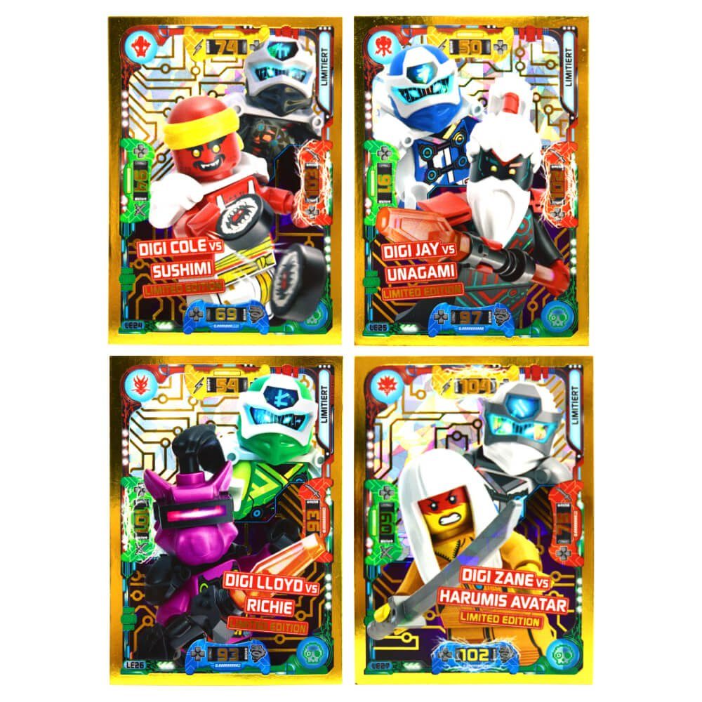 Blue Ocean Sammelkarte Lego Ninjago Karten Trading Cards Serie 5 - Sammelkarten - Gold Karte