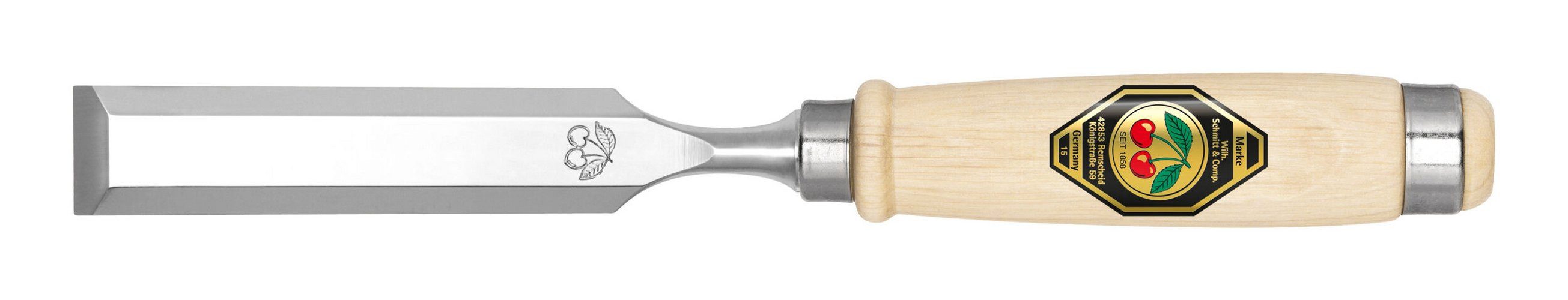 Kirschen Stechbeitel, 12 mm mit Weißbuchenheft