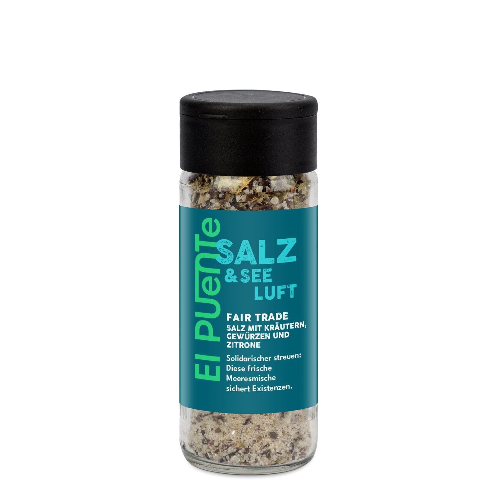 Gewürz Salz & Seeluft Kräutersalz im Glas-Streuer, Fair Trade, Vegan