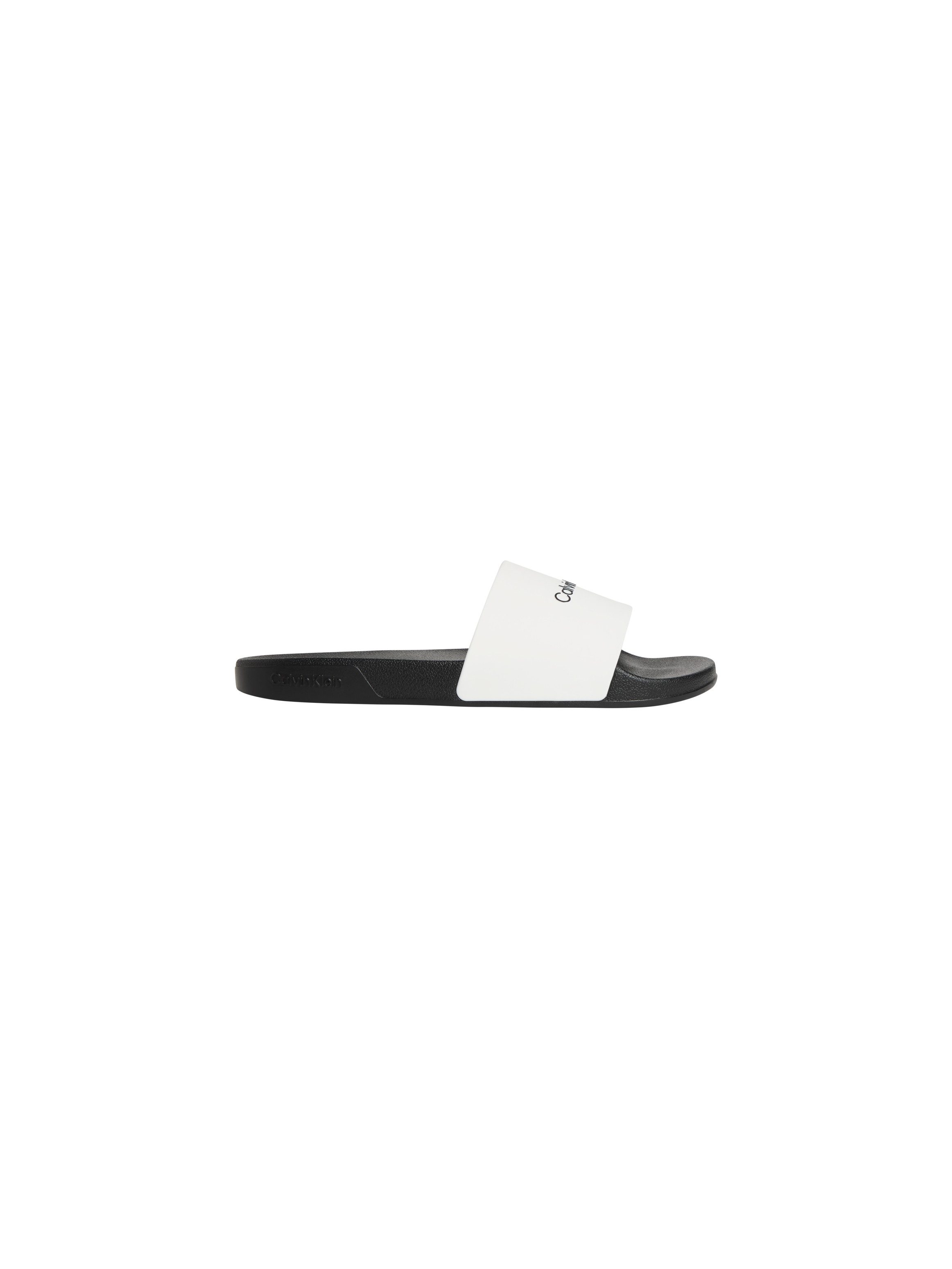 Calvin Klein ESS SLIDE MONOBRAND CV Badepantolette Strandschuh, Pool Slides, Flat, Sommerschuh, Pantolette mit Logo