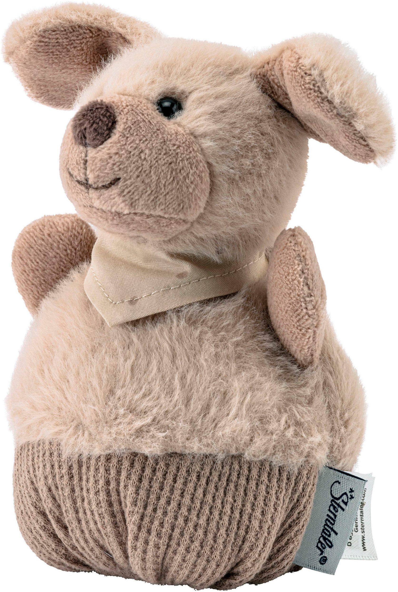 Sterntaler® Greifspielzeug Knuddelsäckchen Hund Lucky, mit Rasselball günstig online kaufen