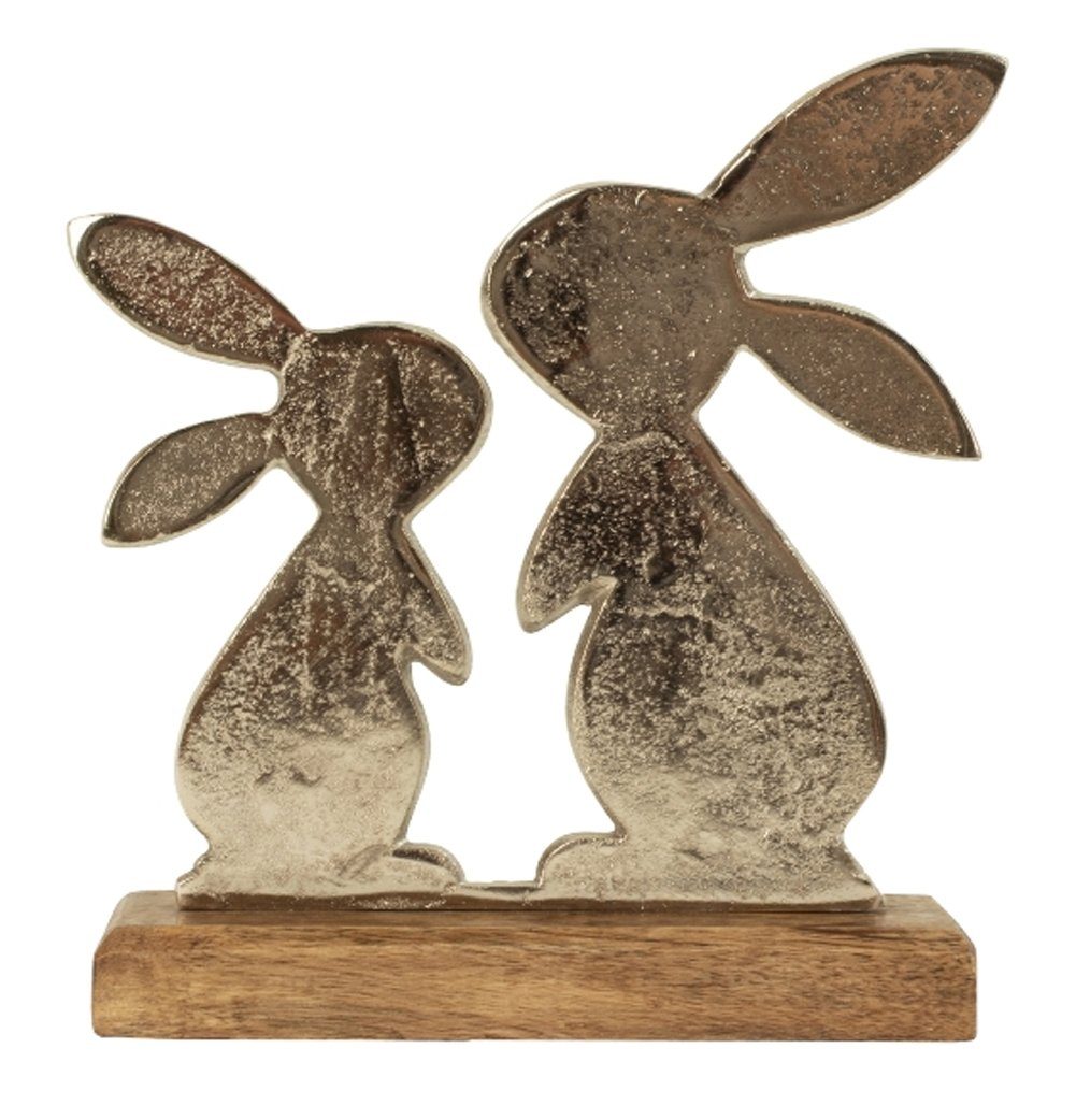 Tischschmuck Family, ALU Skulptur hinstellen aufstellen Familie Wohnzimmer Frühjahrsdeko Osterschmuck Deko Silber 2024 Ostern OSTERHASE Häschen Dekofigur edel Fenster Frühjahr Dekoration Liebe modern Hasenpaar Frühling), Tischdeko Schild Kaninchen H&F Dekofigur Lilienburg ALU Osterdeko Hase Deko Design kaufen Objekt Mutter LB Frühlingsdeko zum (Fensterbrett Schriftzug Geschenk Osterfigur Tischdekoration Holz