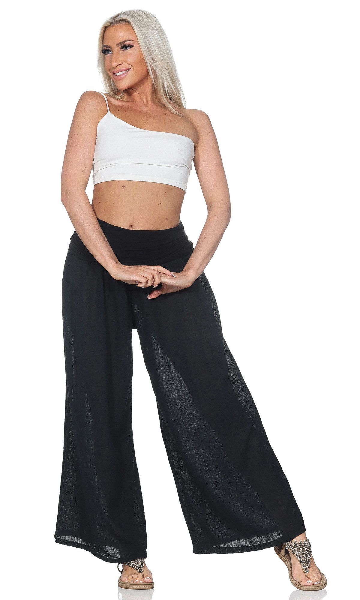OriginalYou Culotte Sommerhose Damen Haremshose leichte Schlupfhose Baumwol günstig online kaufen