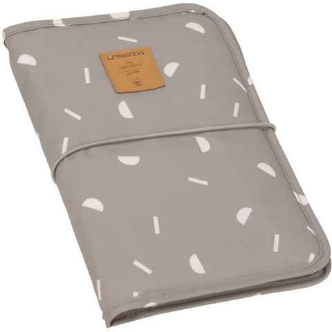 LÄSSIG Windeltasche Casual, Changing Pouch, Blocks Taupe, PETA-approved vegan