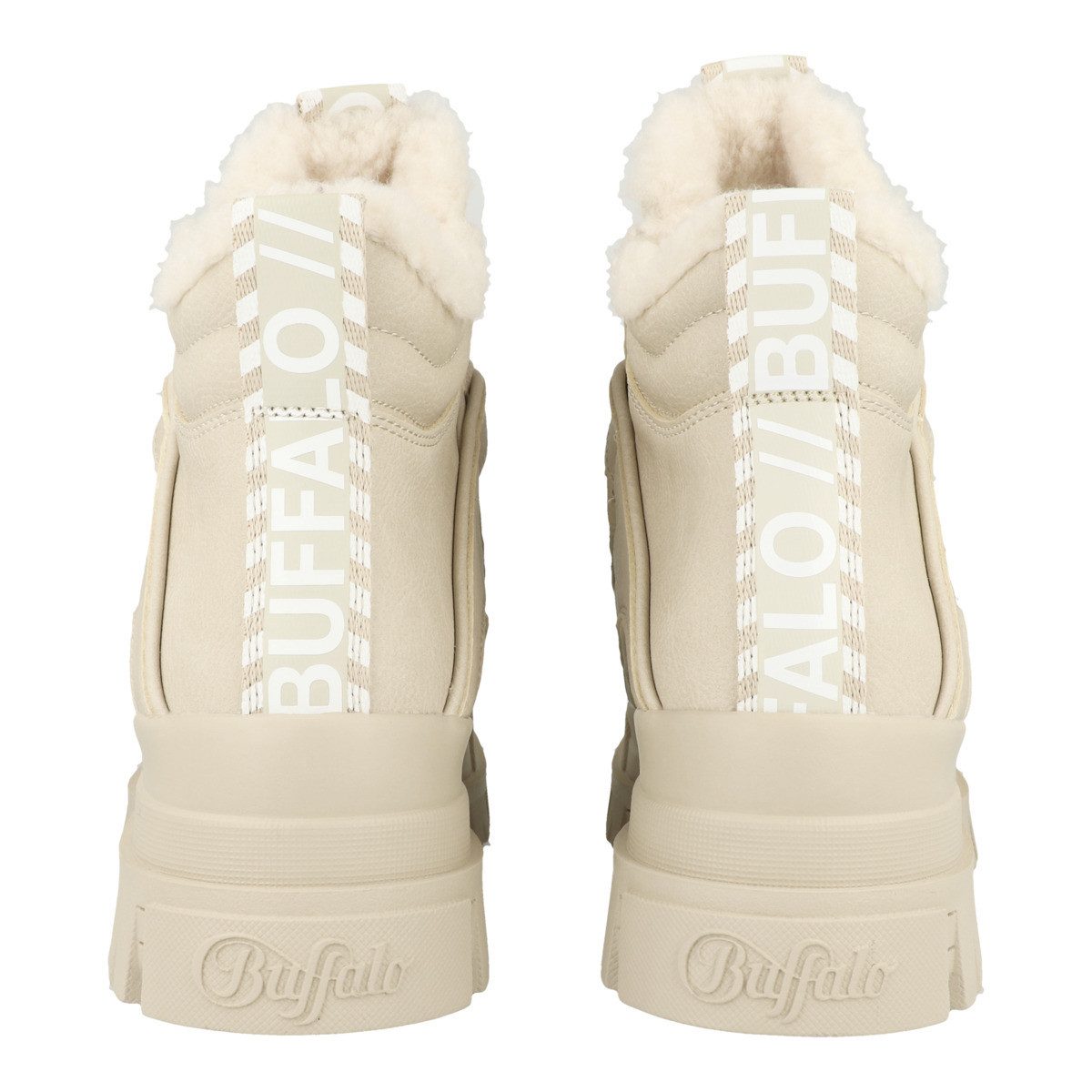 Buffalo Aspha Nc Mid Warm Damen Schnürboots Stiefeletten, Stiefel, Winterstiefel, Winterboots, Schneestiefel