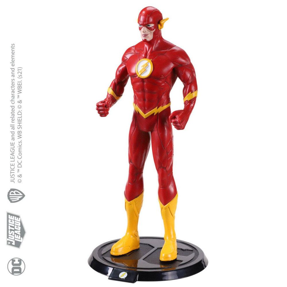 BendyFigs The Noble Collection DC – Figurine Flash Flexible Et Articulée, Environ 14 Cm, édition Officielle