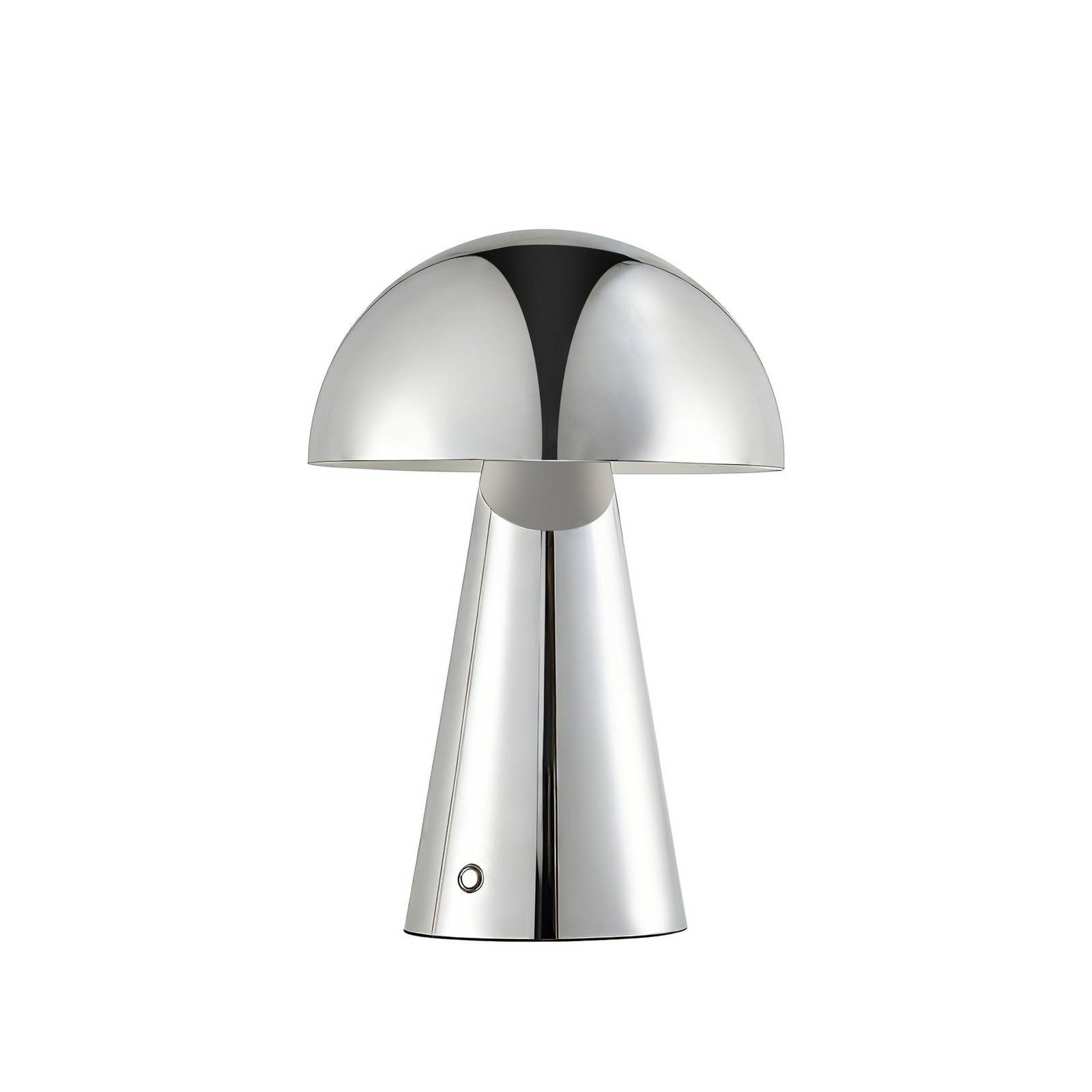 Lindby Tischleuchte Nevijo, LED, Metall, Chrom warmweiß IP20, 1 x 1,7 W LED, warmweiß